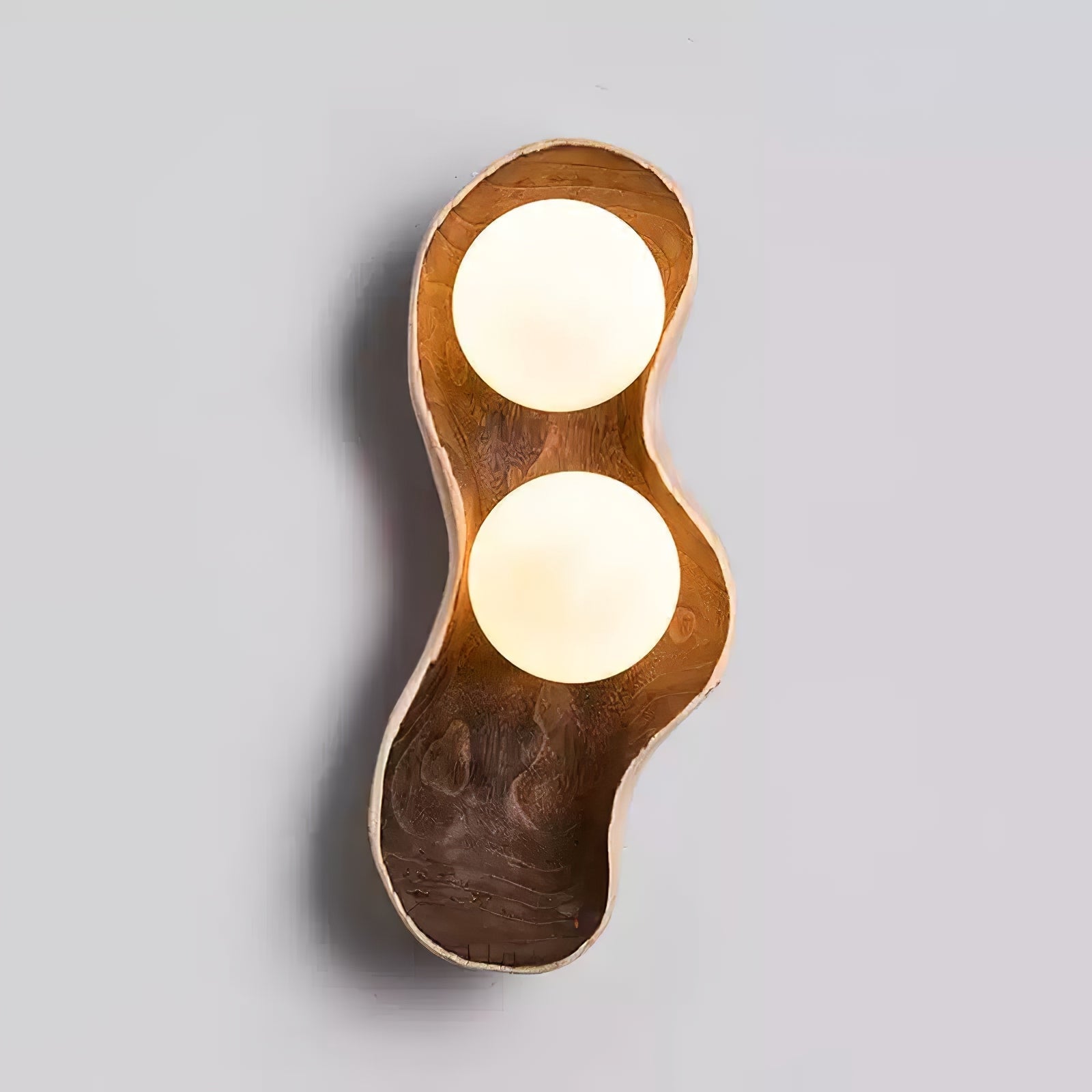 Hescio Houten Wandlamp