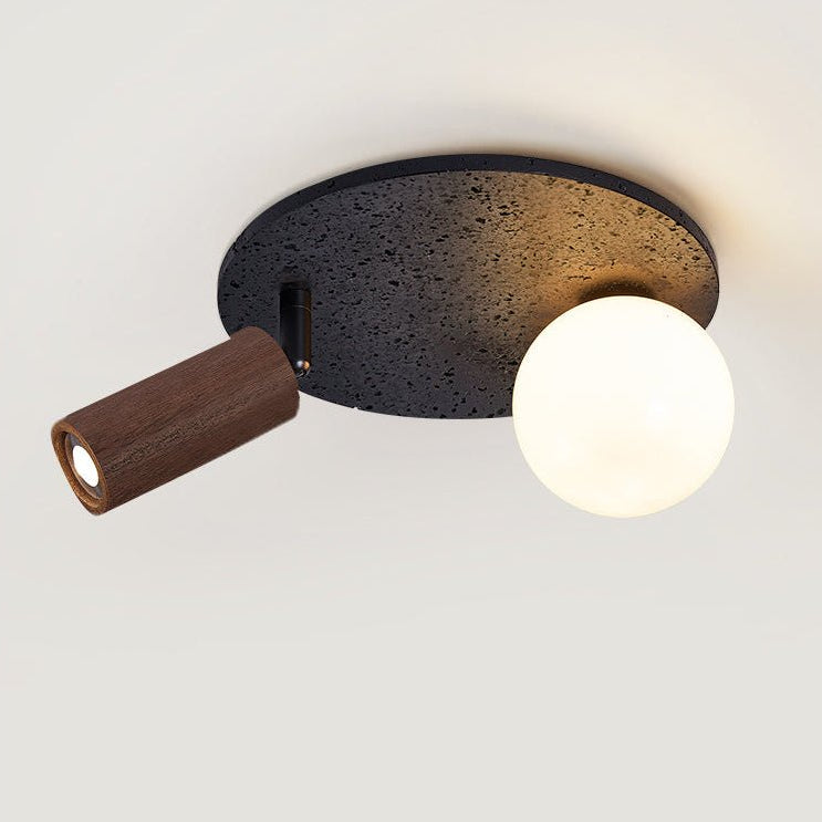 Loaze Travertijnen Planfondlamp