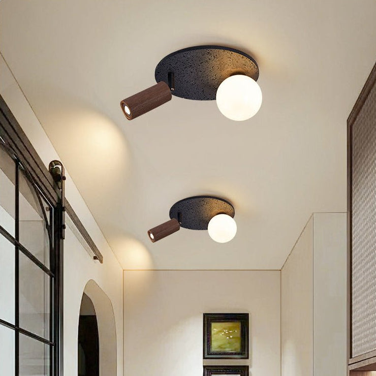 Loaze Travertijnen Planfondlamp