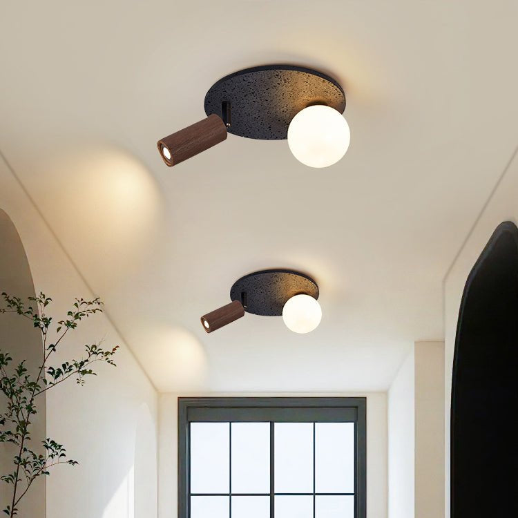 Loaze Travertijnen Planfondlamp
