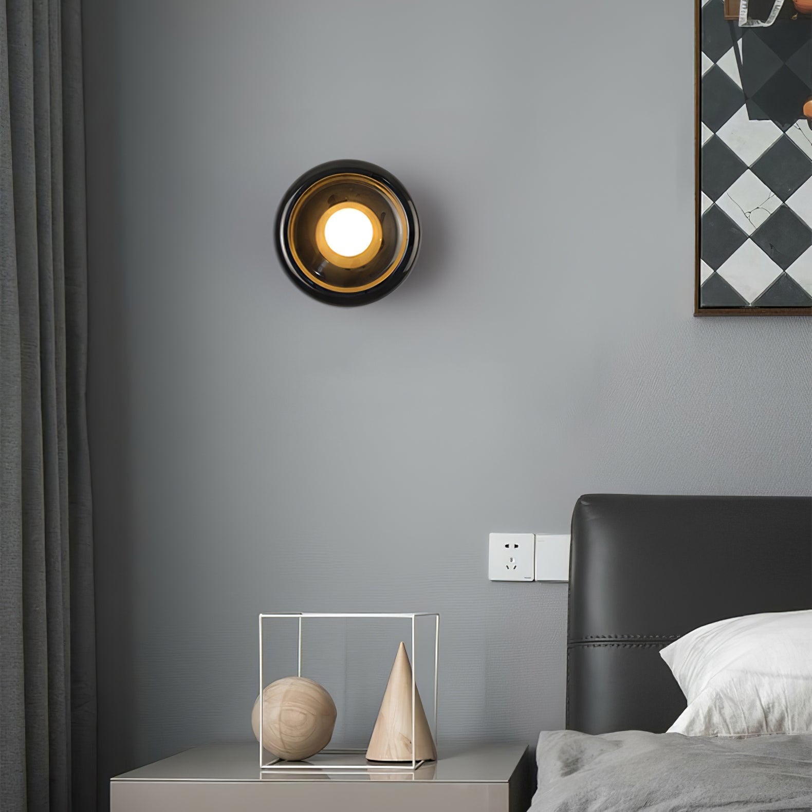 Jeda Marmeren Wandlamp