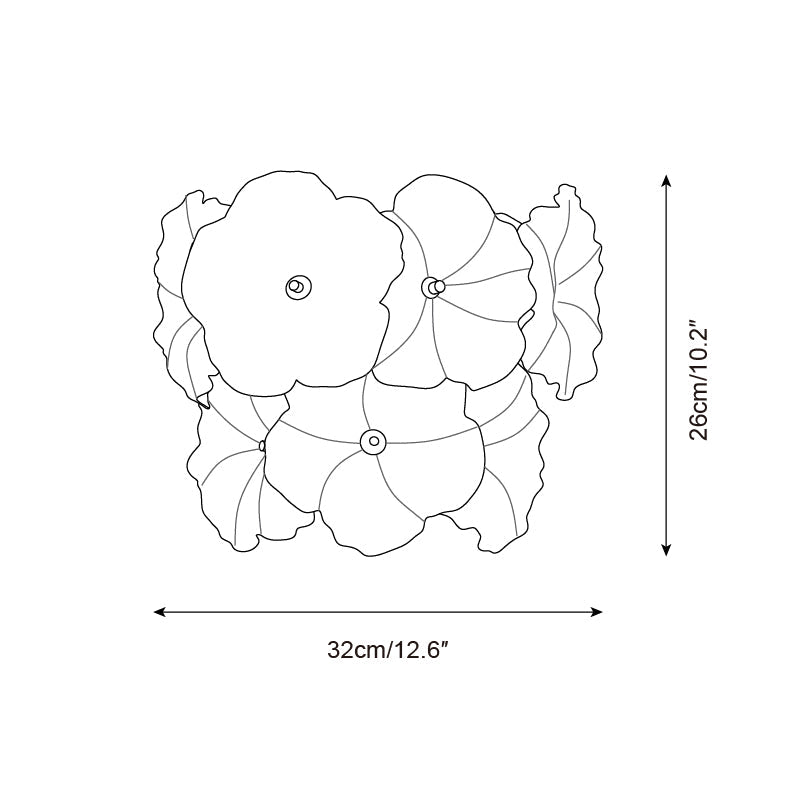Leyza Flower Wandlamp