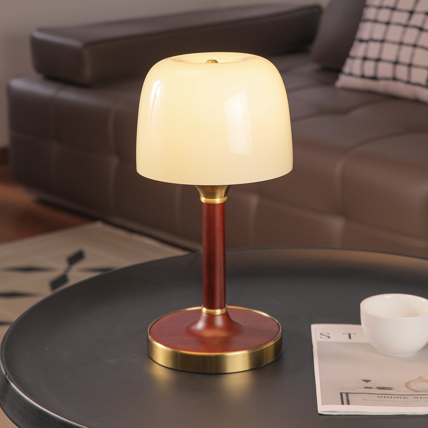 Aleto Houten Tafellamp