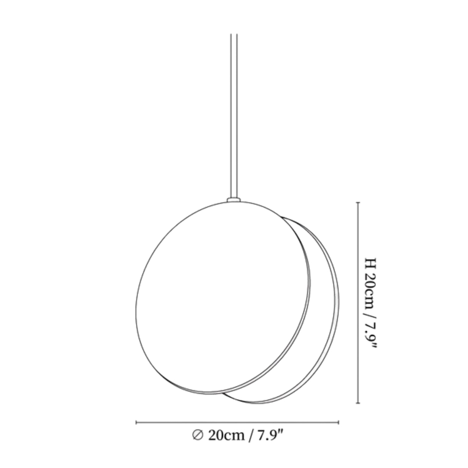 Melosi Natuursteen Hanglamp