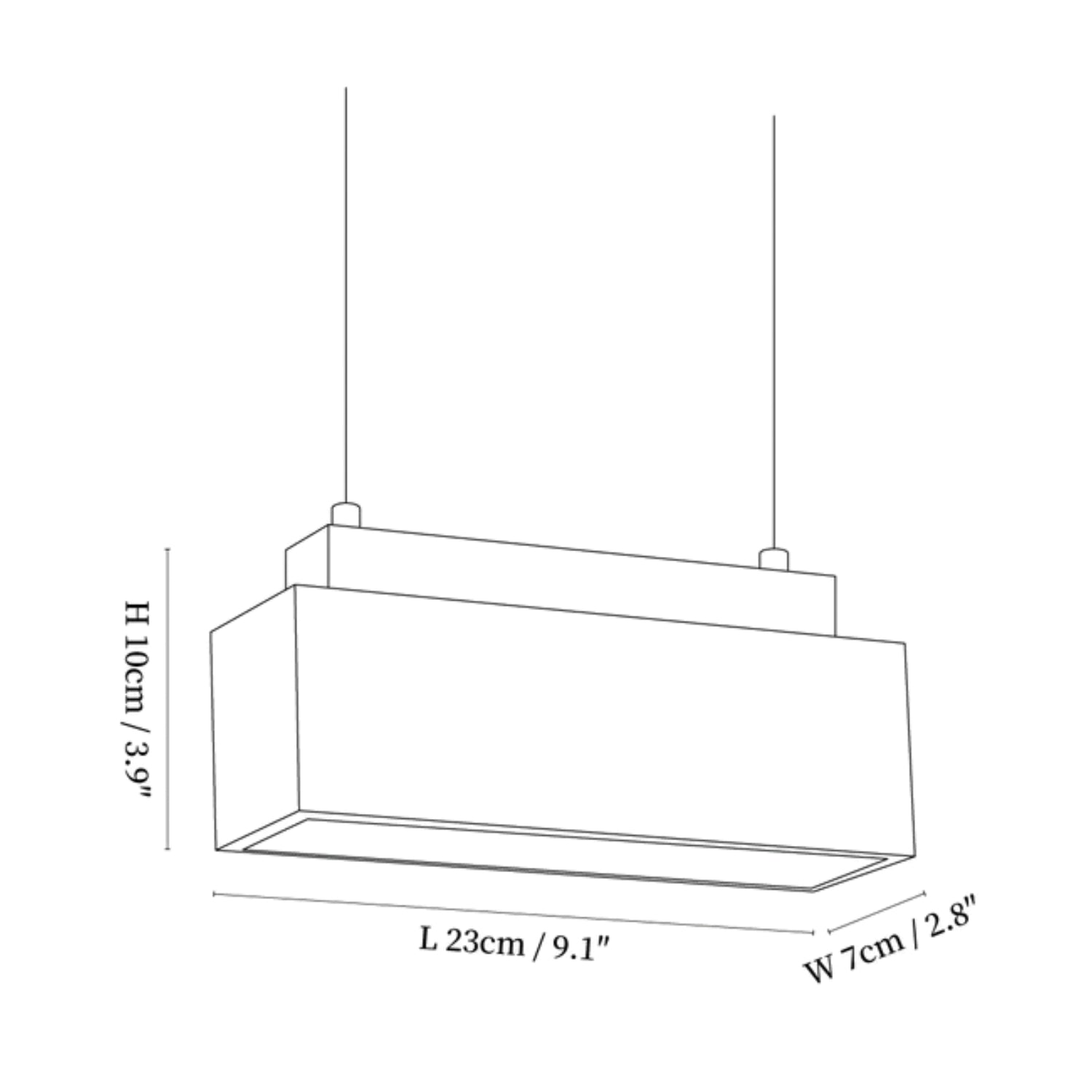 Vierone Hanglamp