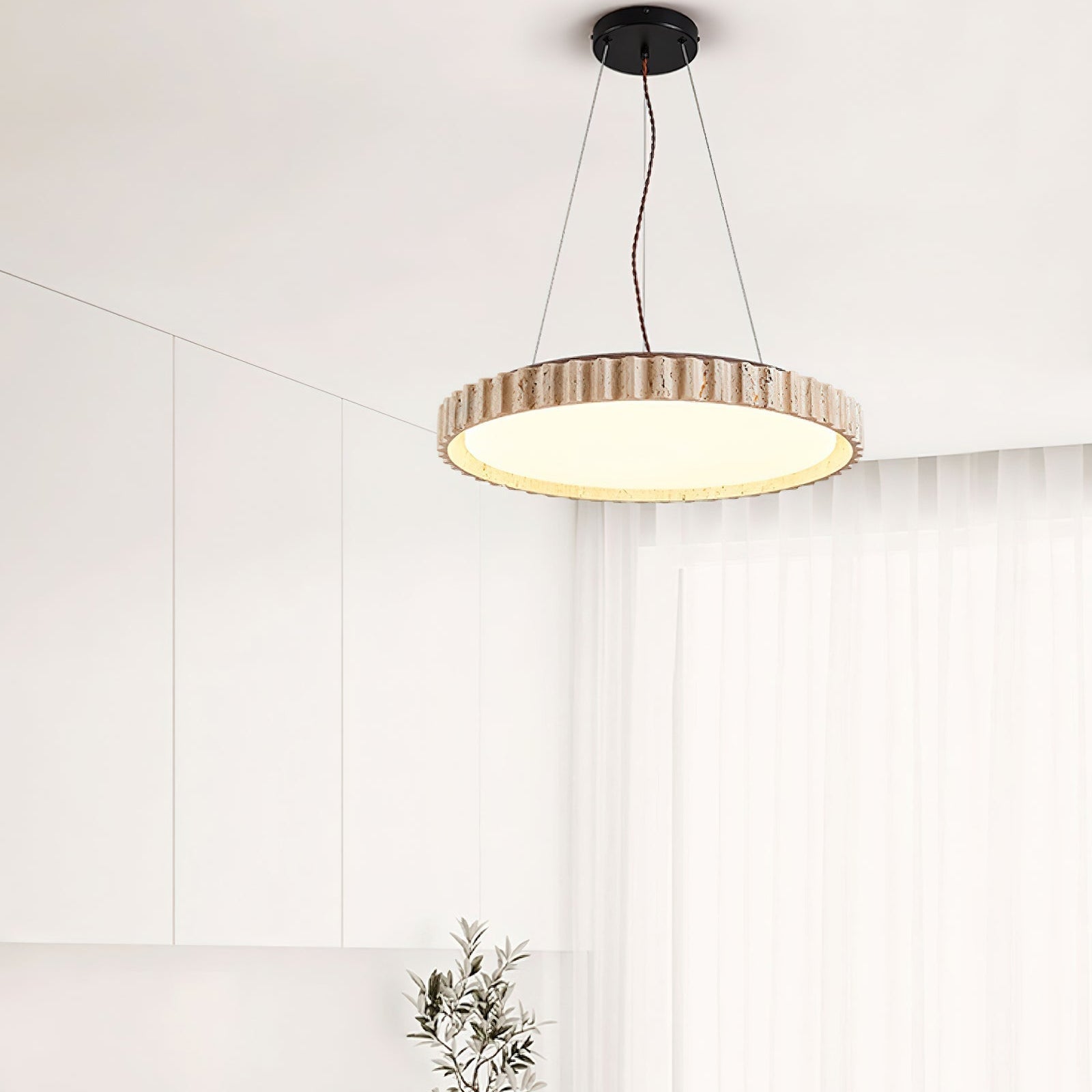 Zenmesca Natuursteen Hanglamp