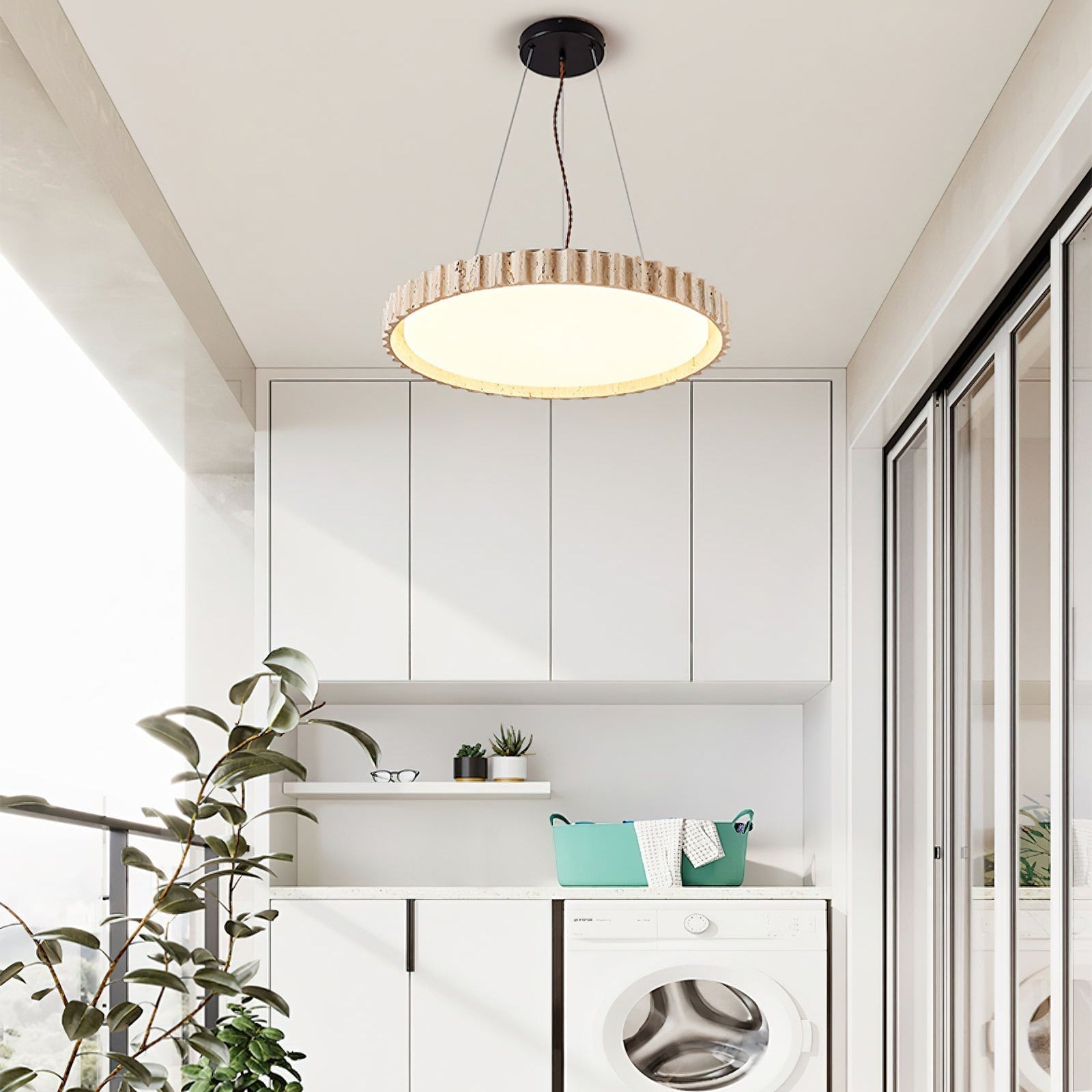 Zenmesca Natuursteen Hanglamp