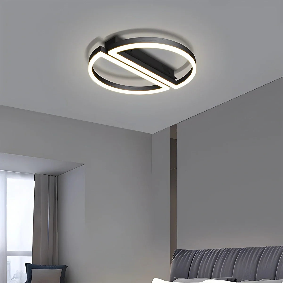 Zipler Dubbel Halfronde Plafondlamp