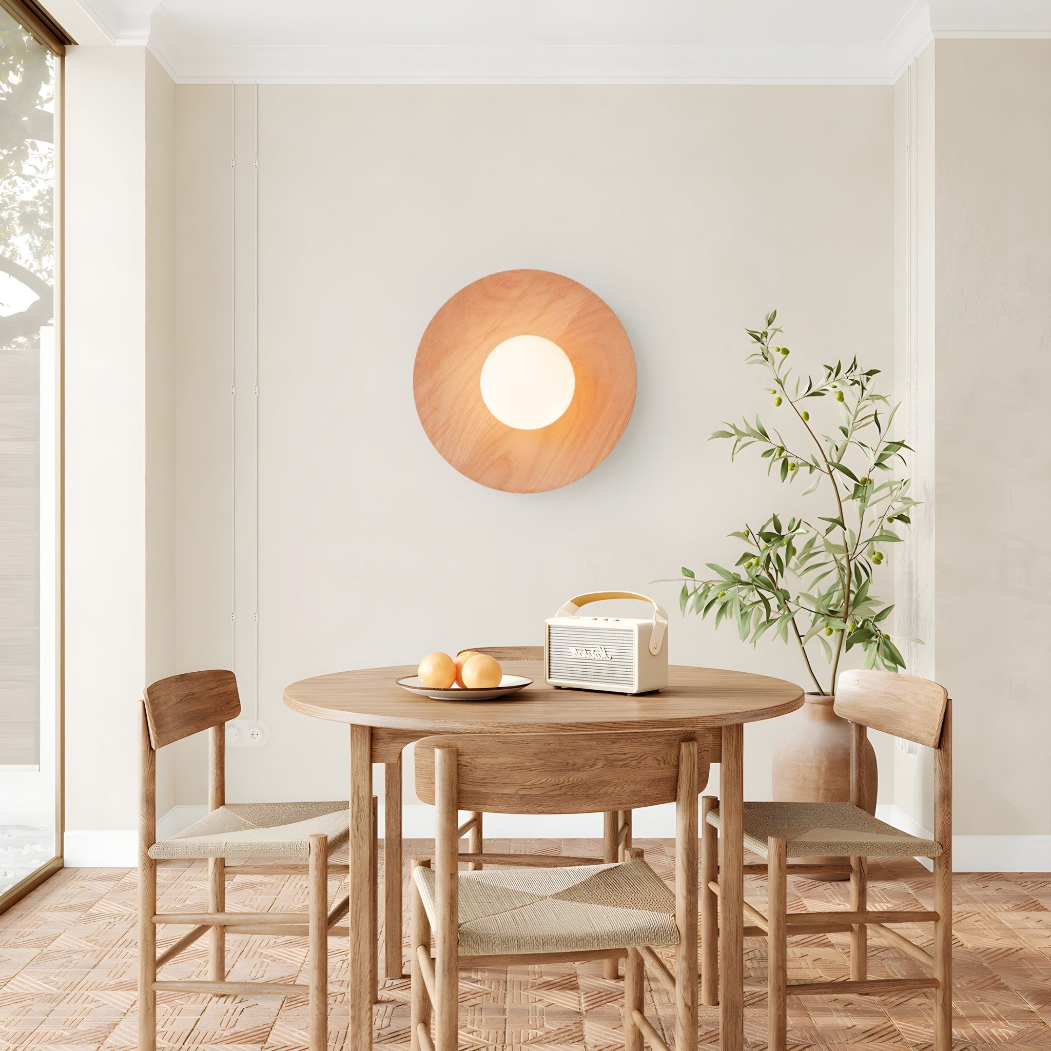 Teno Houten Wandlamp