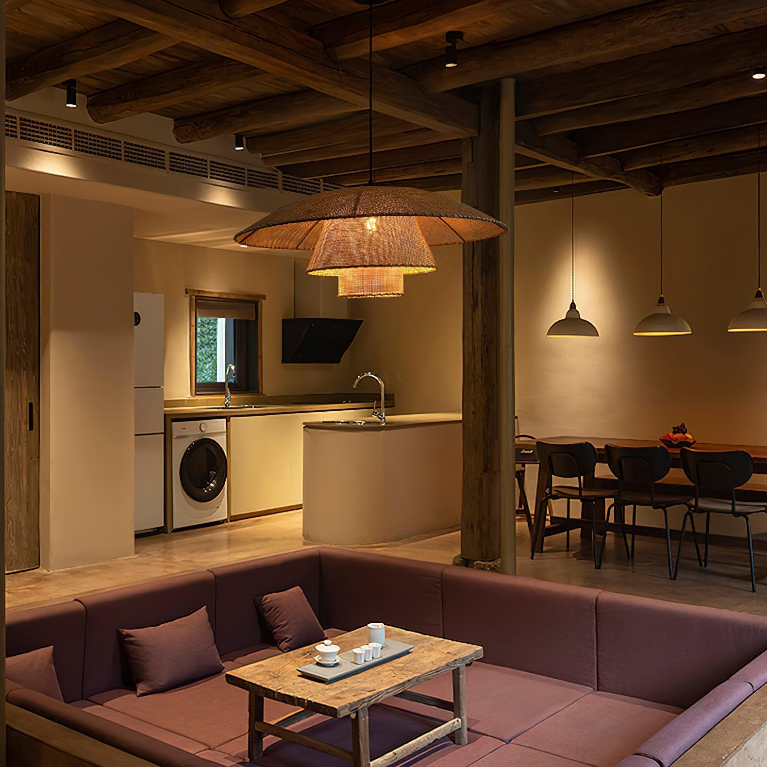 Hataze Japandi Stijl Hanglamp