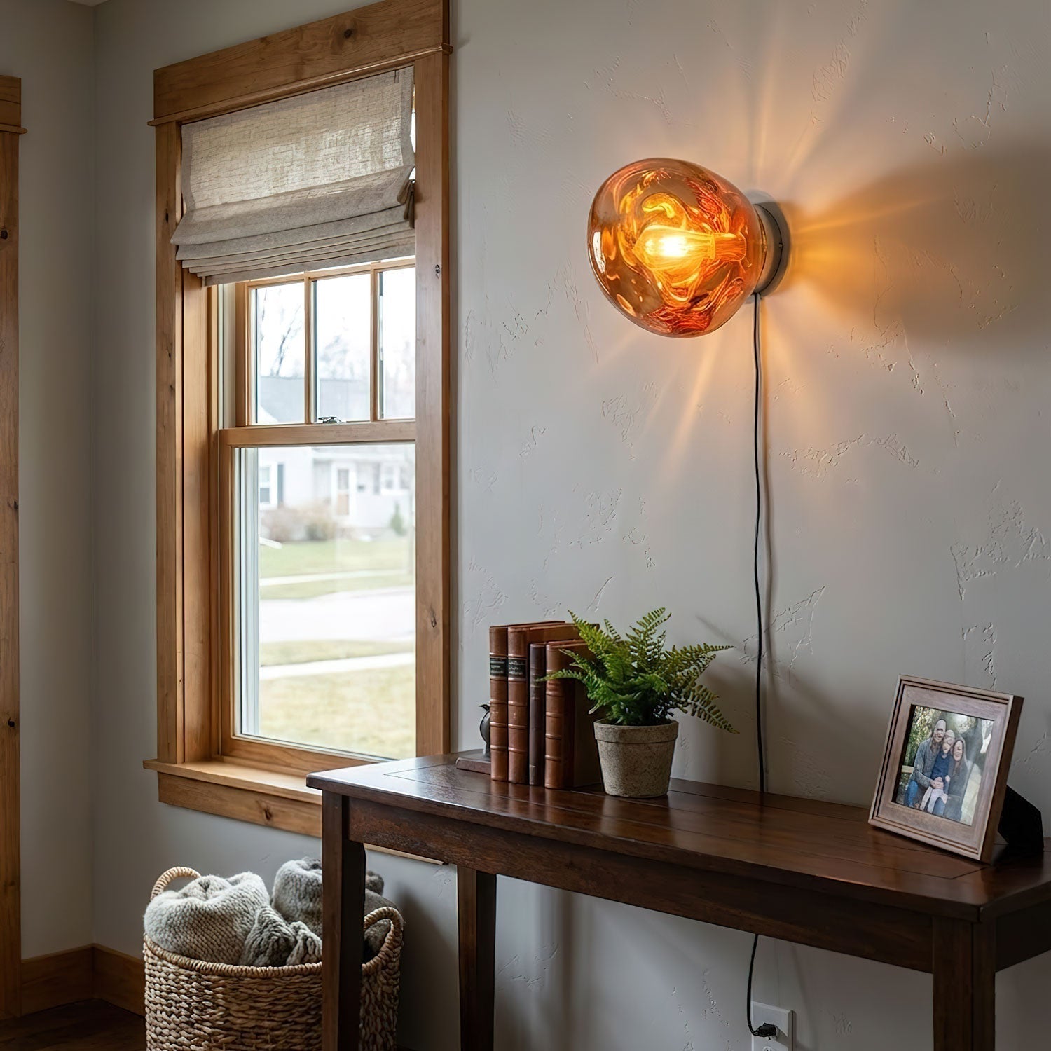 Syrlion Orb Wandlamp Met Stekker