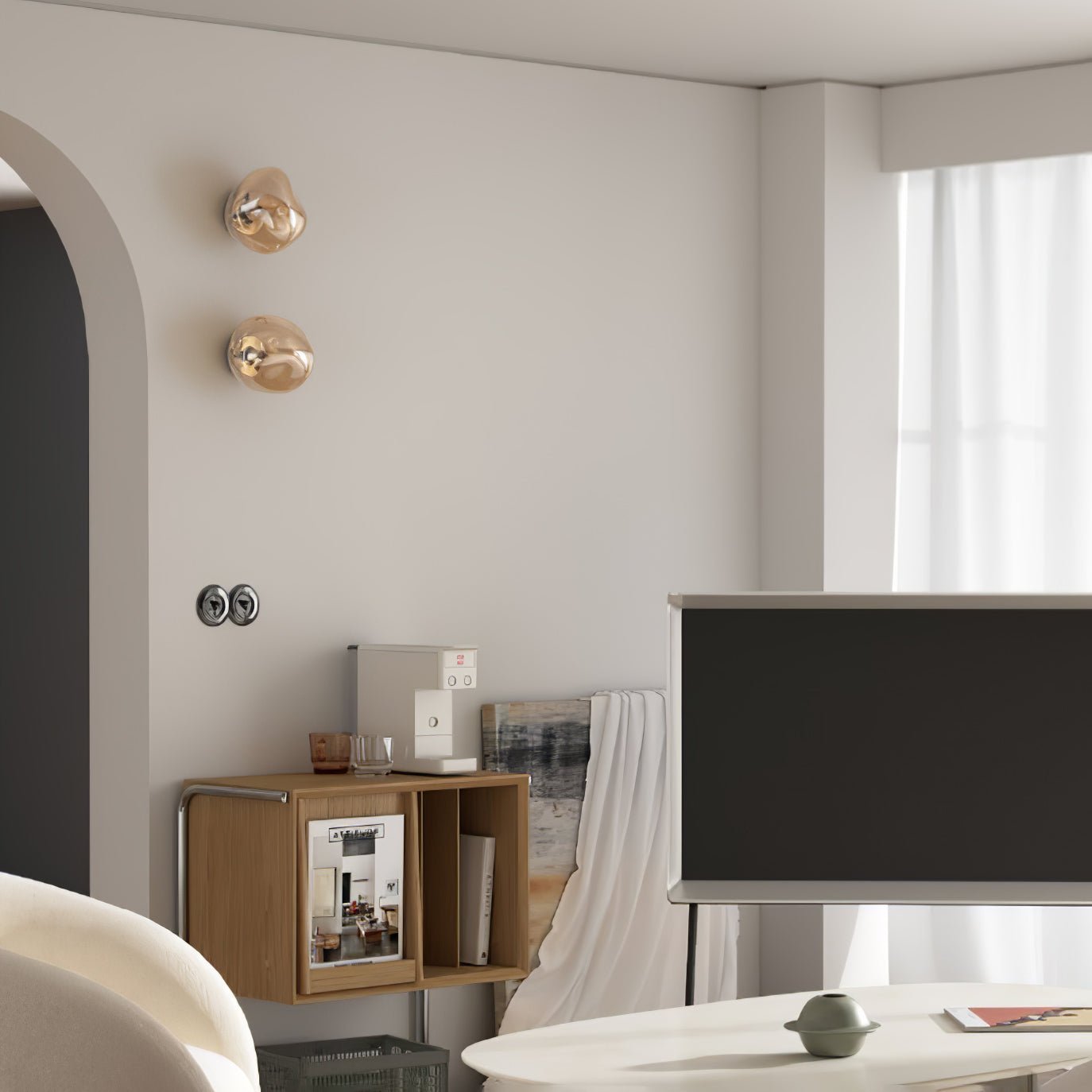 Syrlion Orb Wandlamp Met Stekker