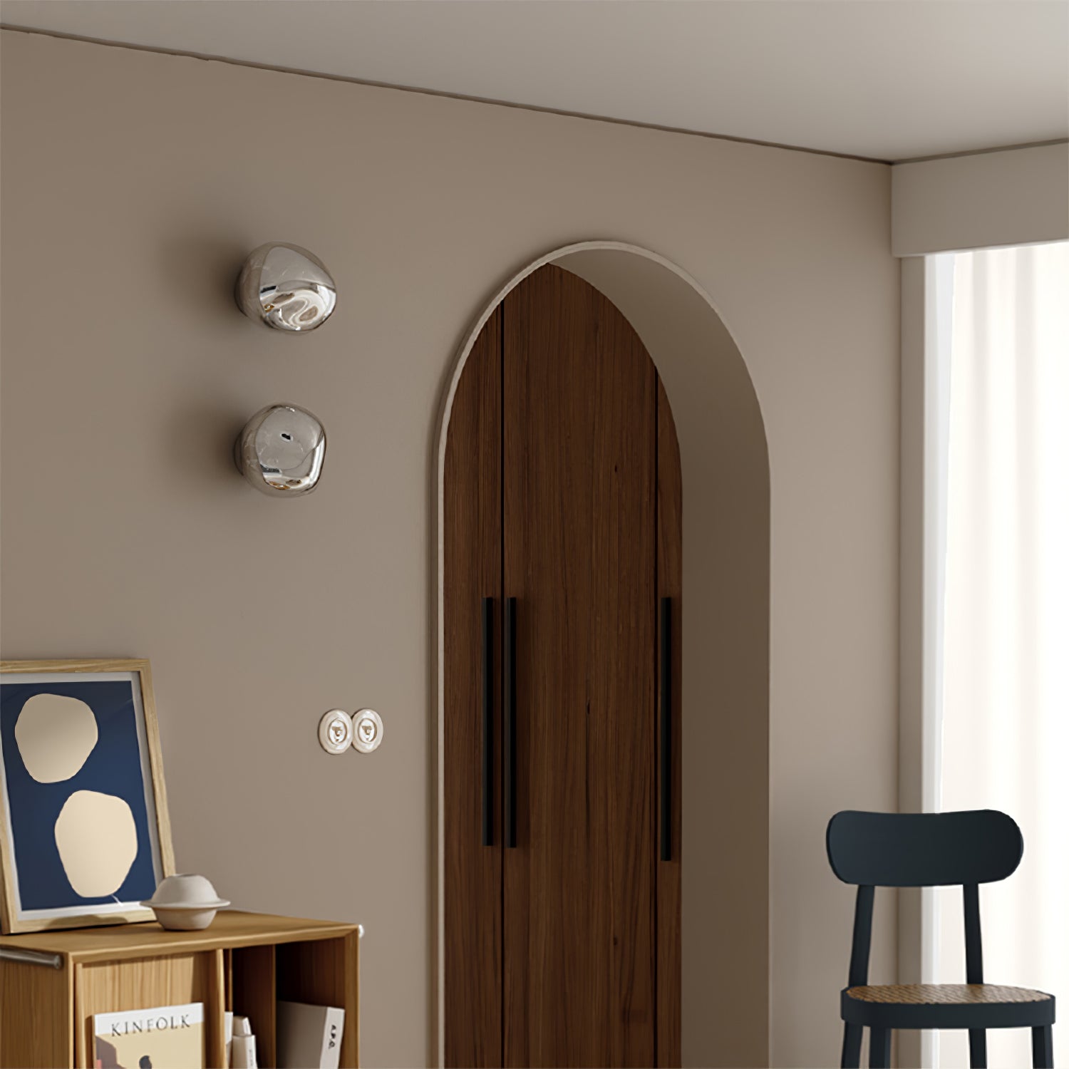Syrlion Orb Wandlamp Met Stekker