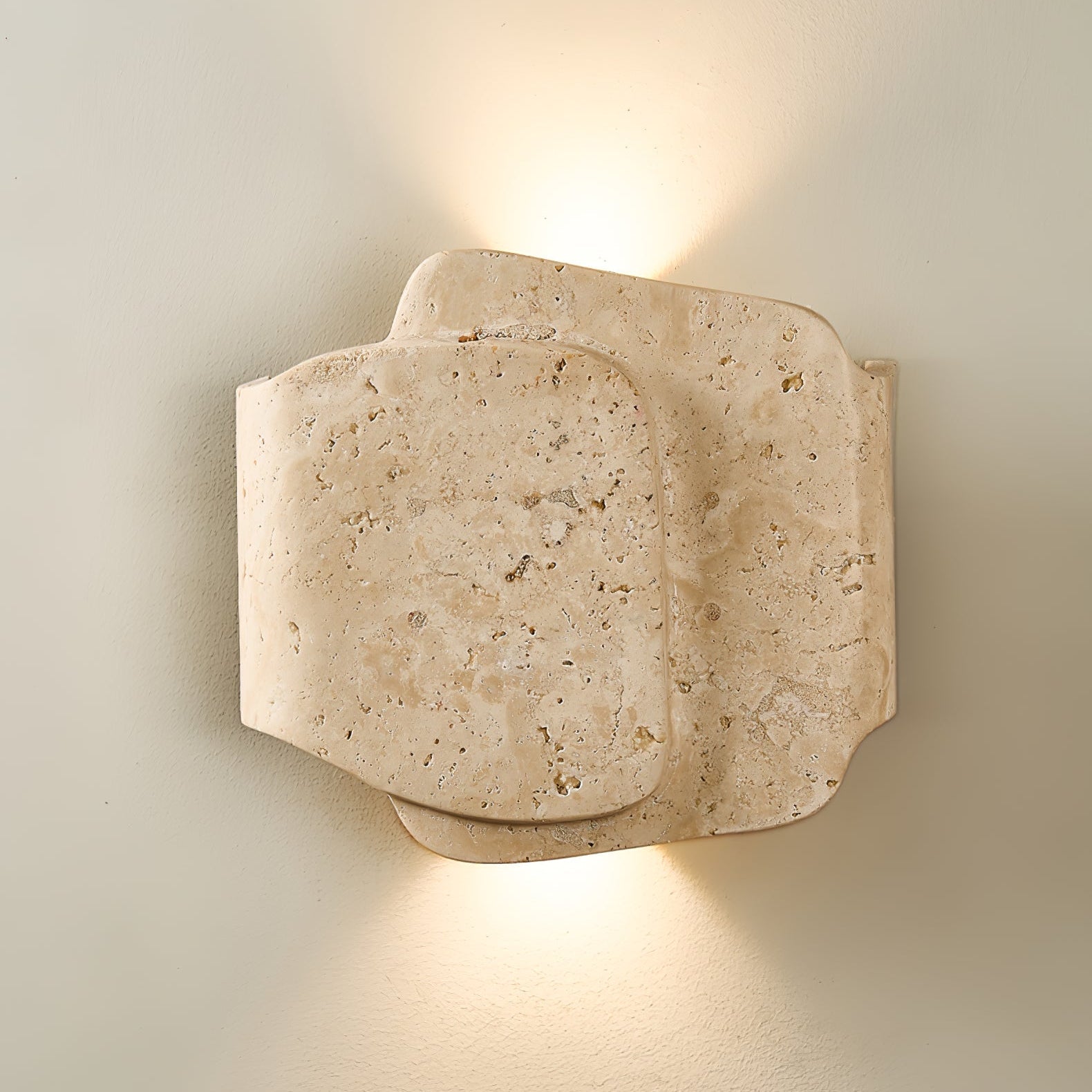 Bova Overlap Natuursteen Wandlamp