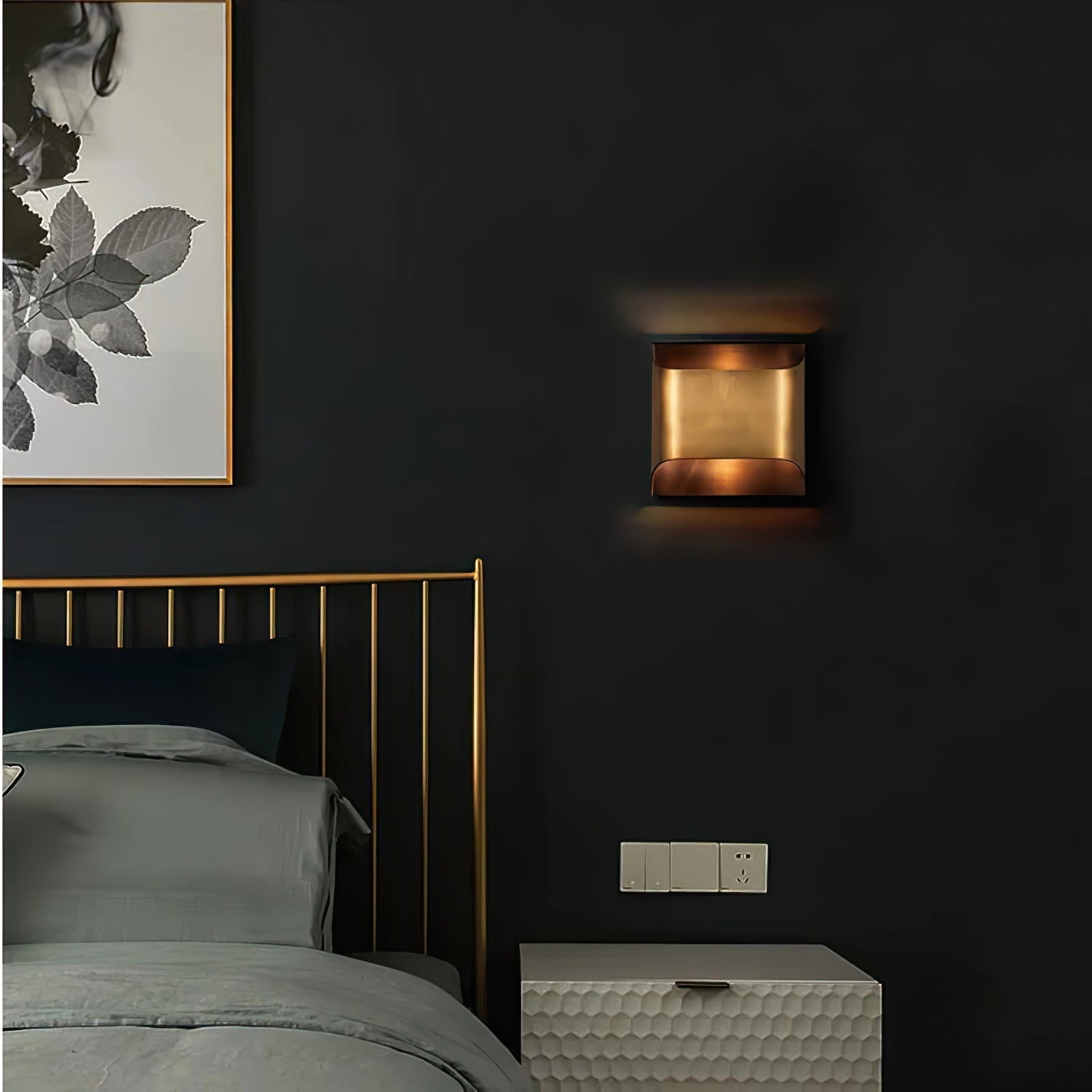 Lelo Messing Wandlamp