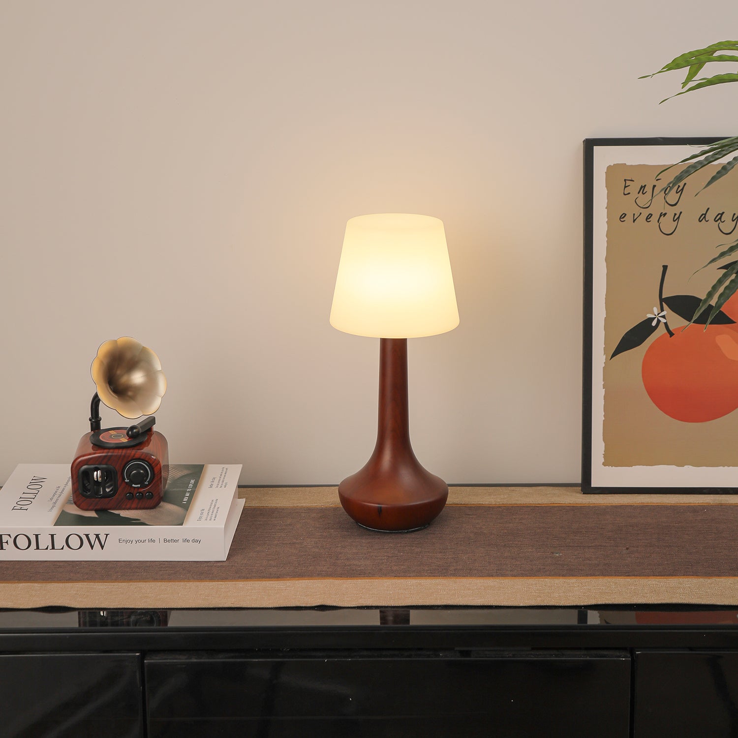 Lentazo Houten Tafellamp