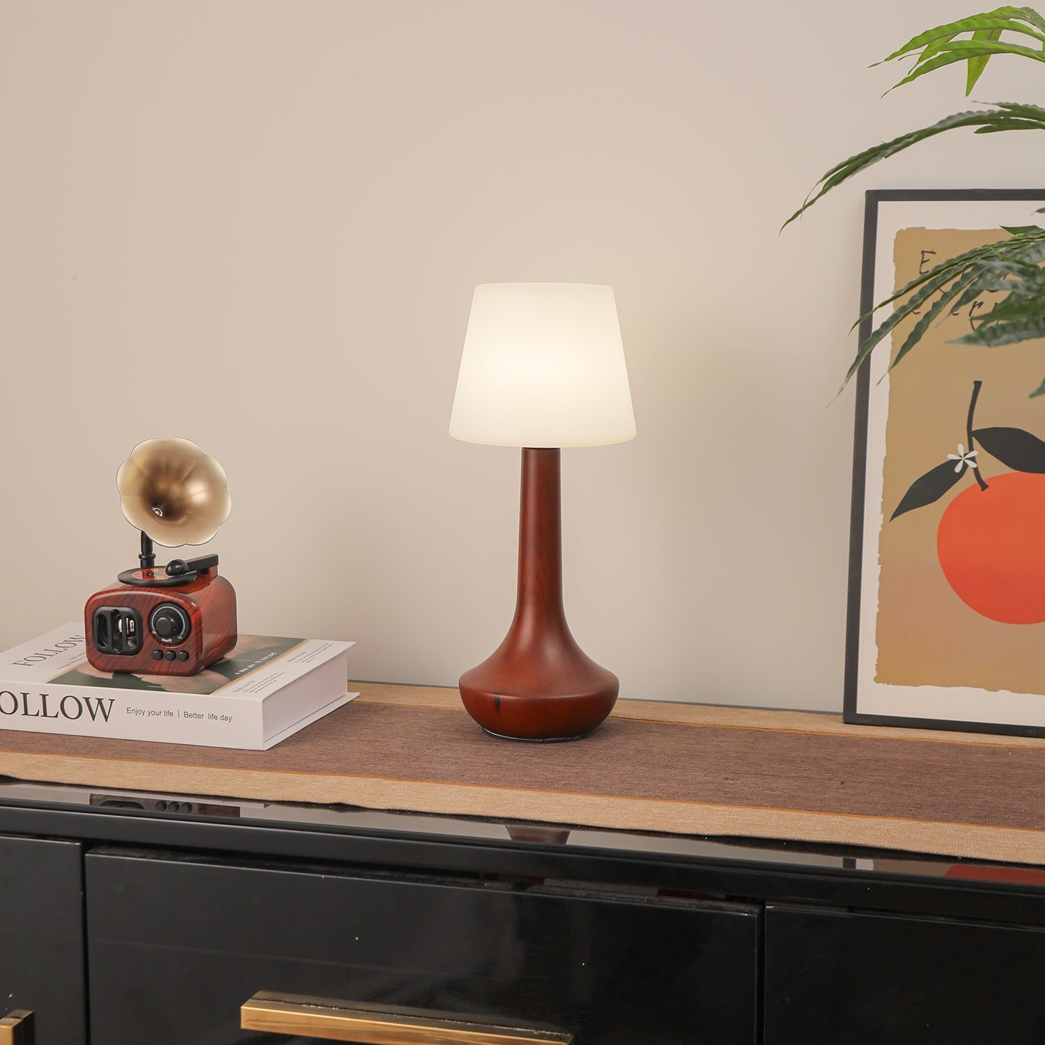 Lentazo Houten Tafellamp