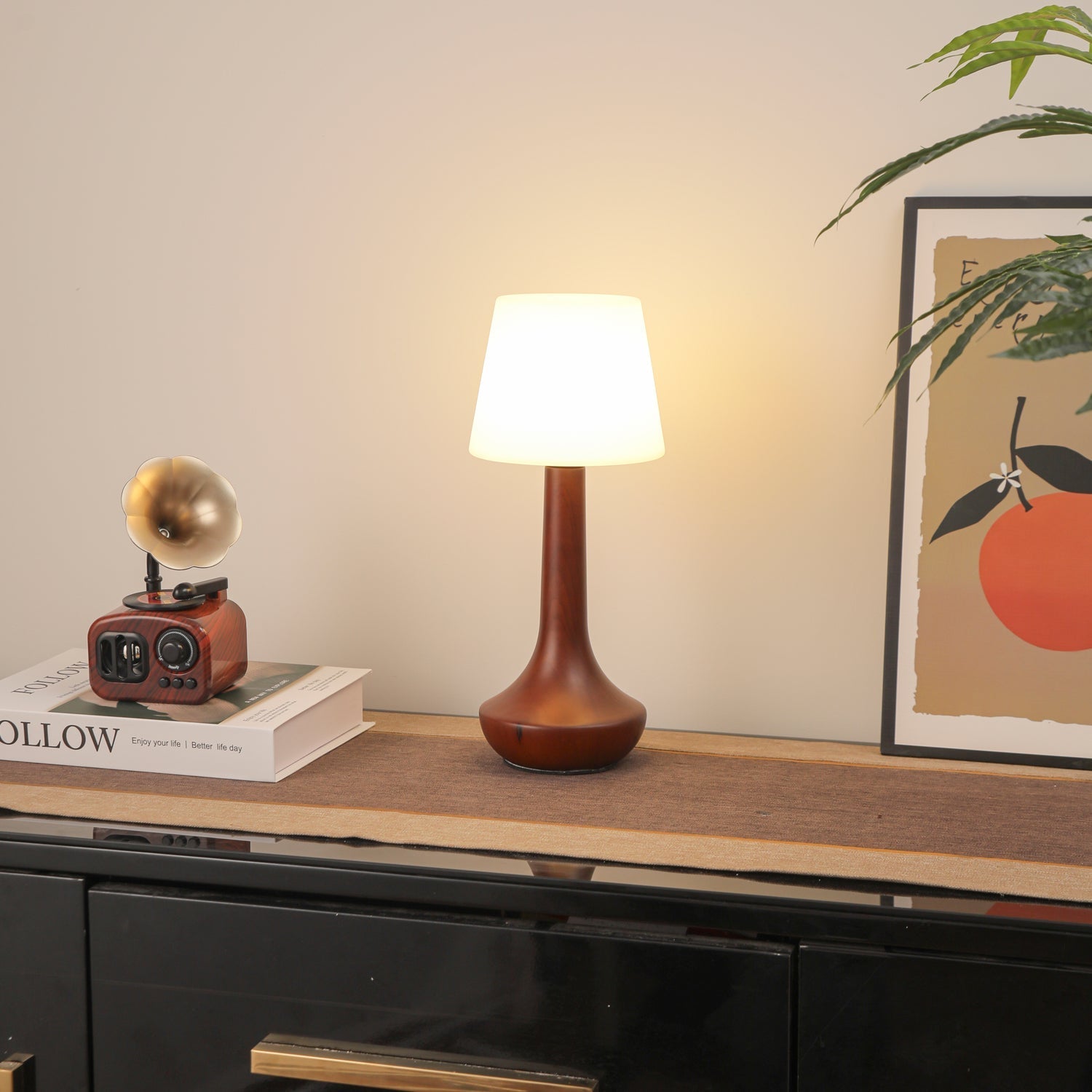 Lentazo Houten Tafellamp