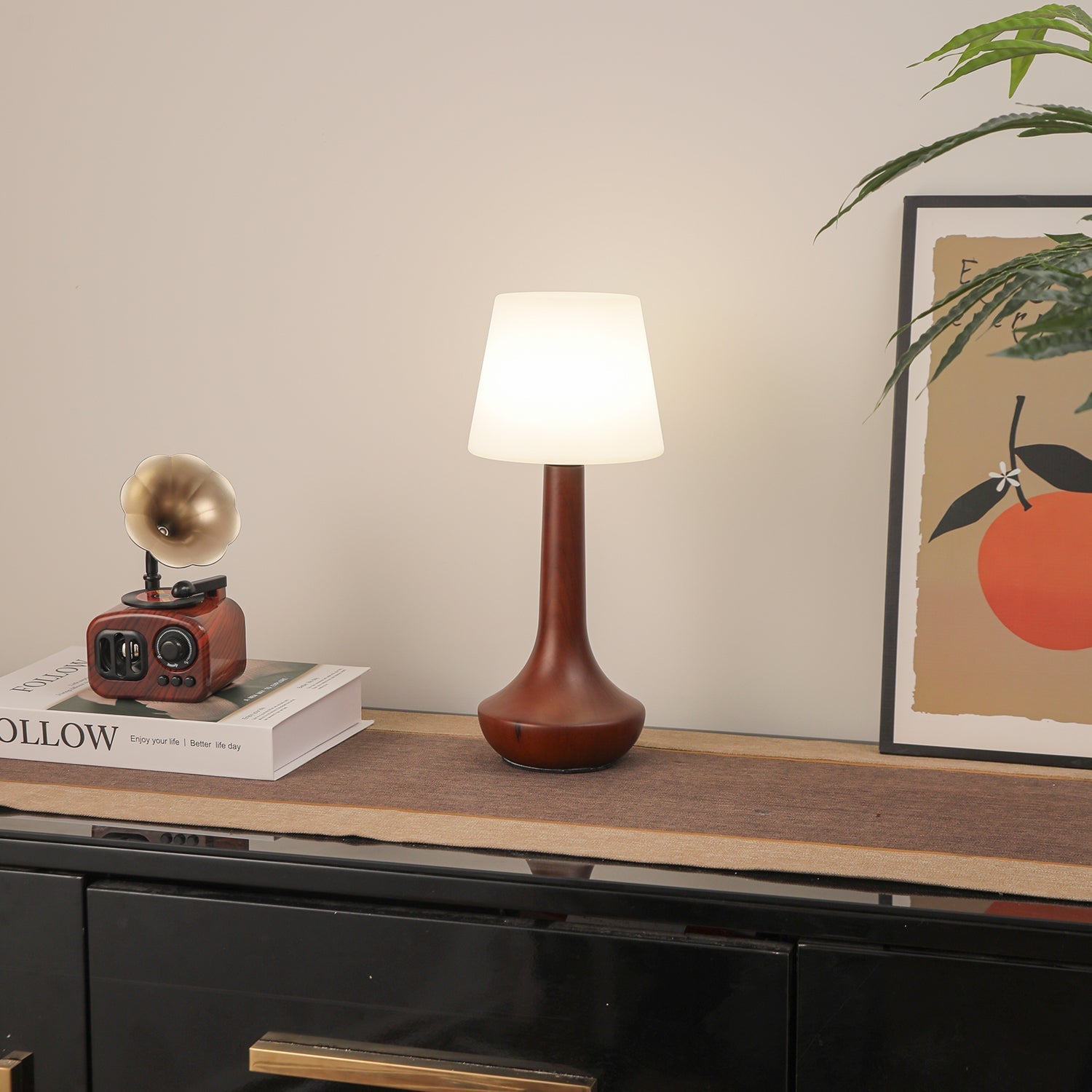 Lentazo Houten Tafellamp