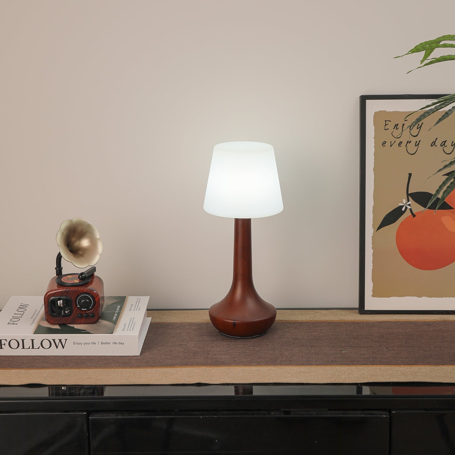 Lentazo Houten Tafellamp