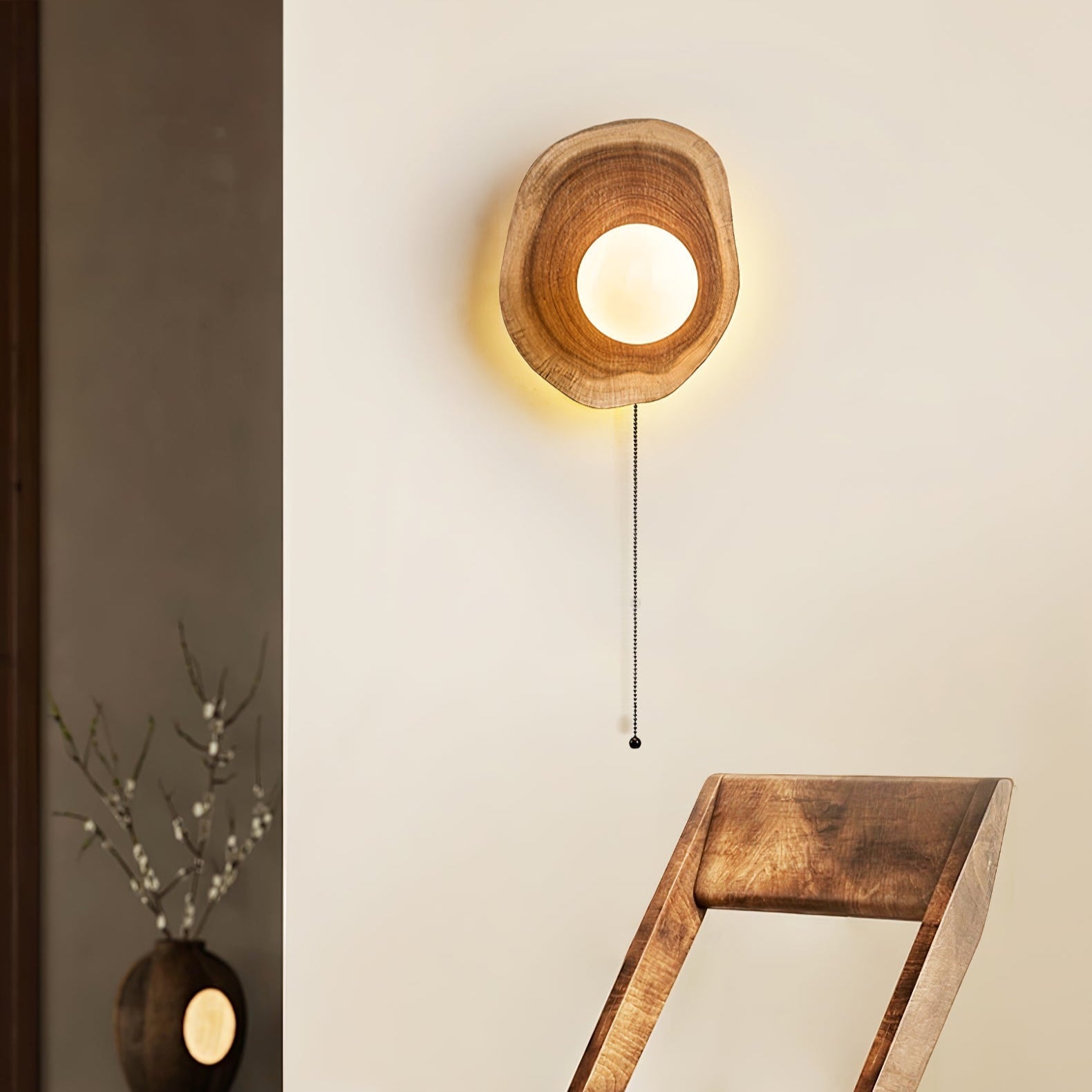 Legima Houten Wandlamp
