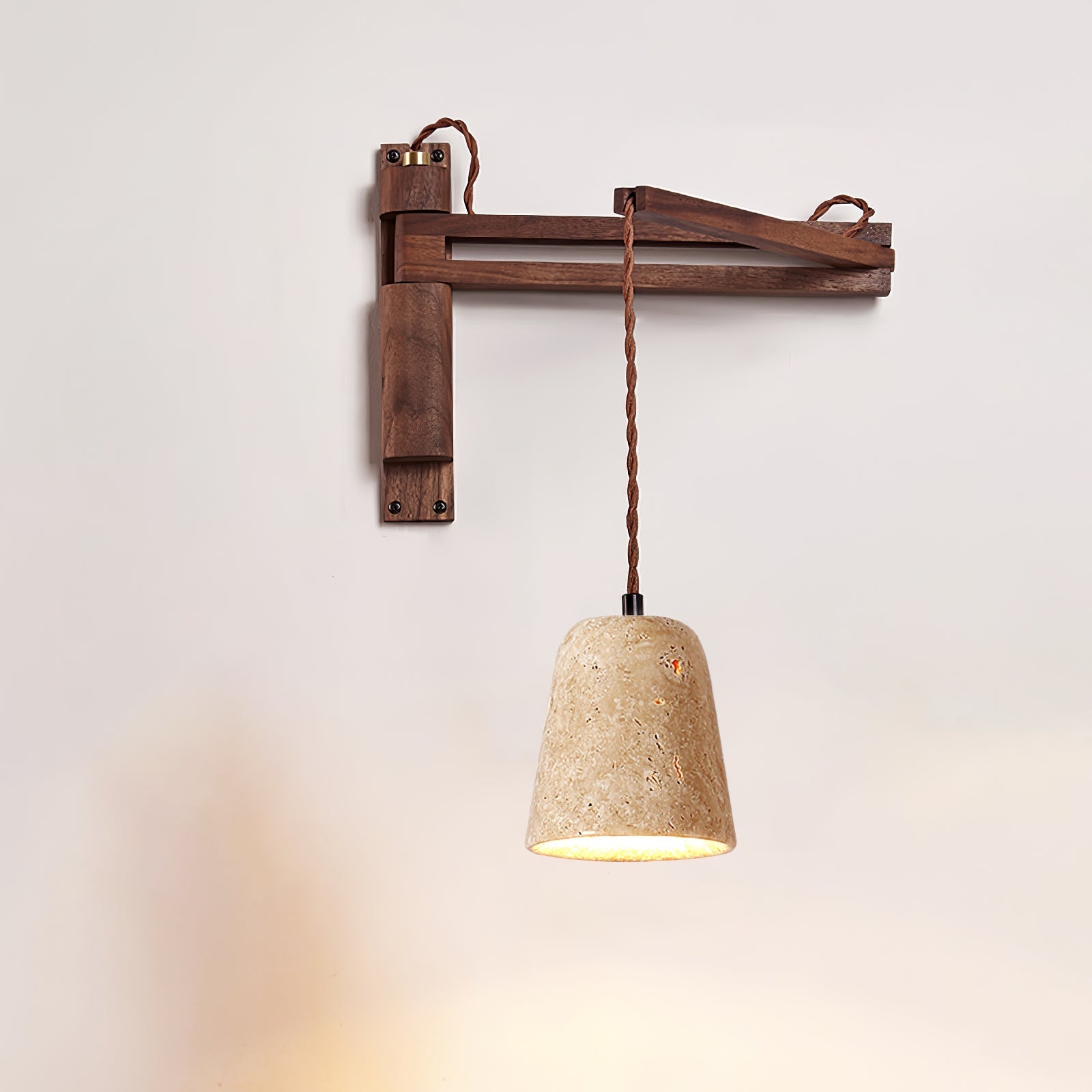 Melinoge Travertijn Wandlamp