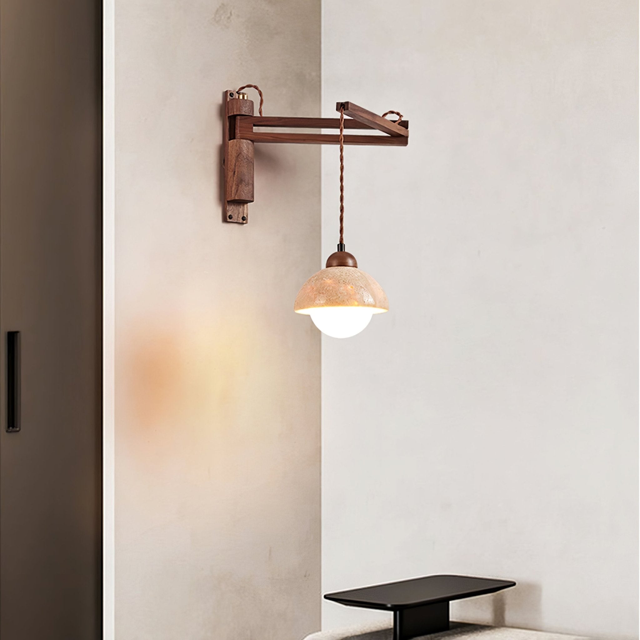 Melinoge Travertijn Wandlamp