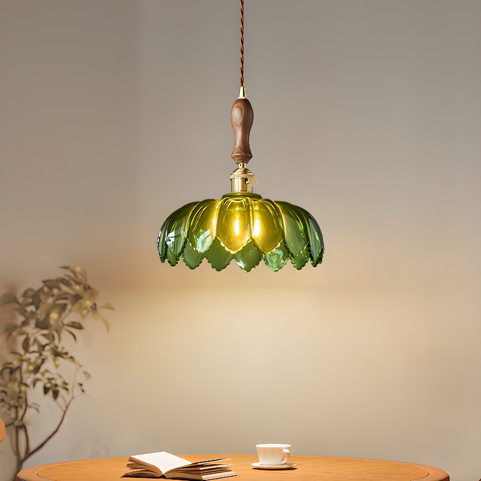 Fandero Flower Houtdesign Hanglamp