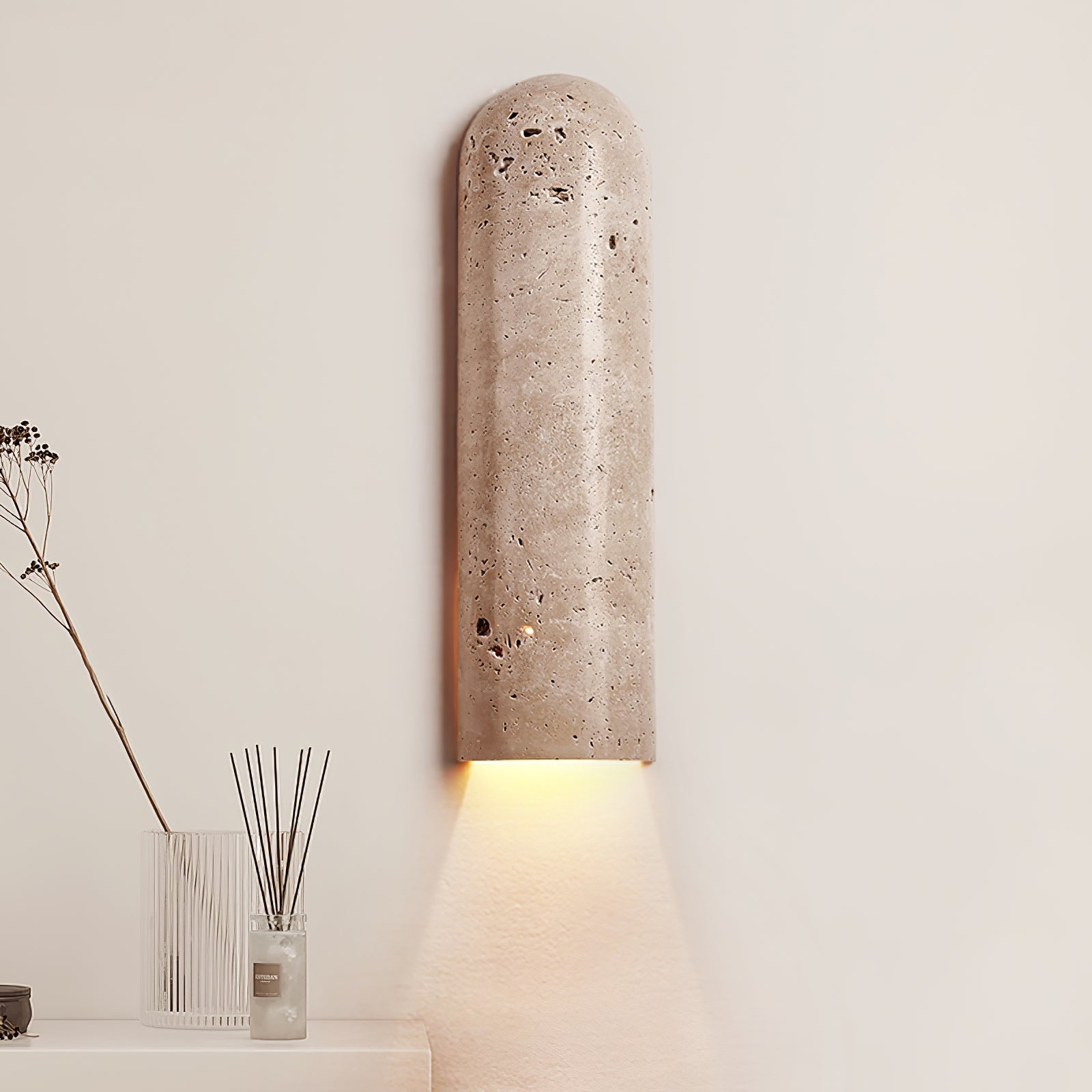 Liozane Travertijn Wandlamp