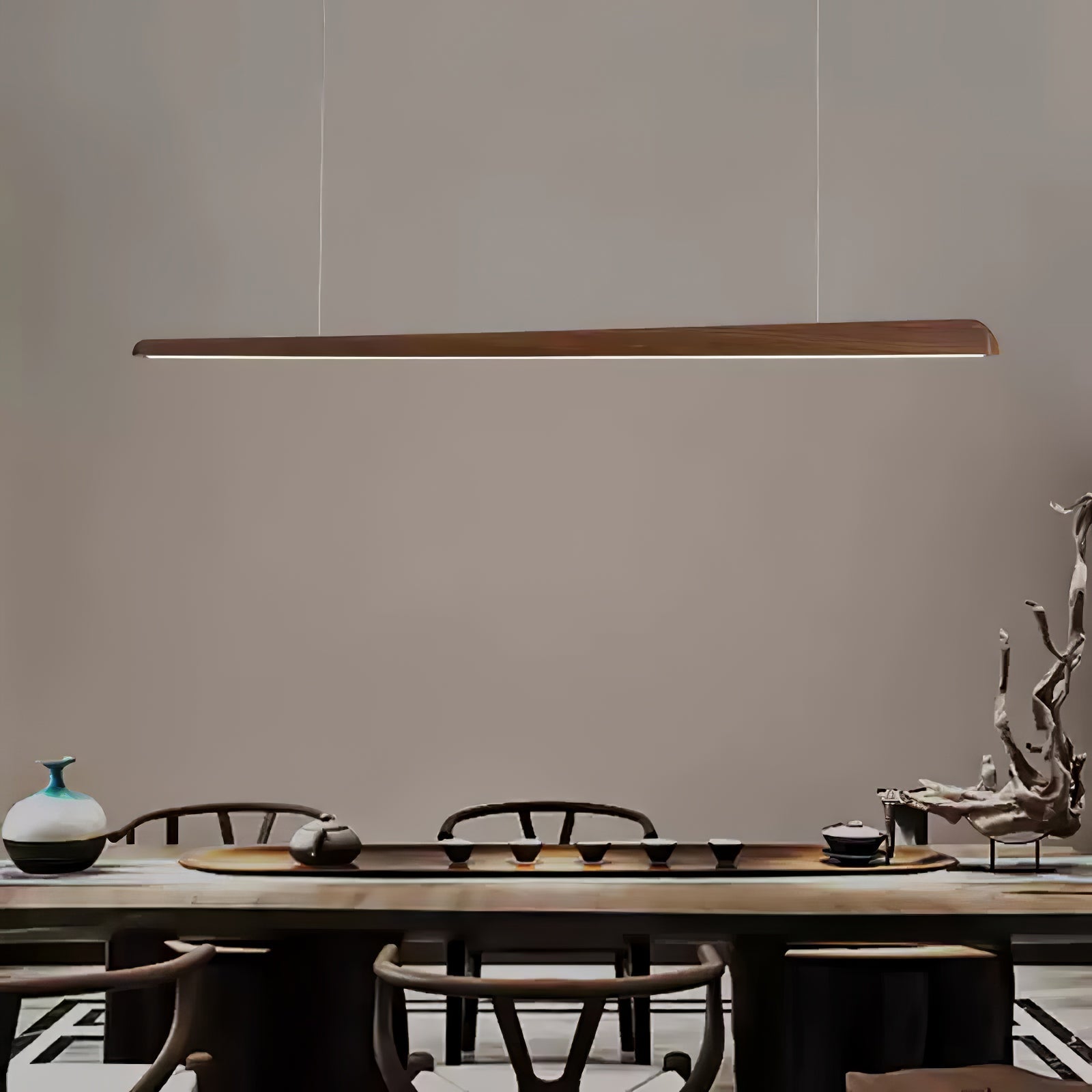Trepaze Japandi Stijl Hanglamp