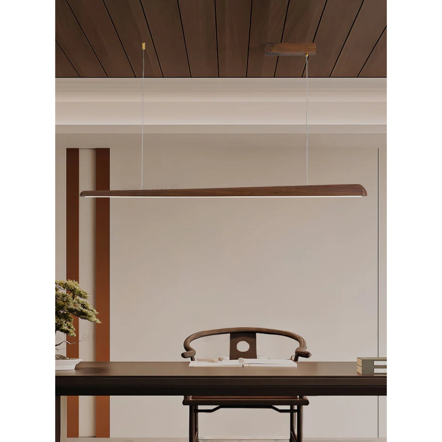 Trepaze Japandi Stijl Hanglamp