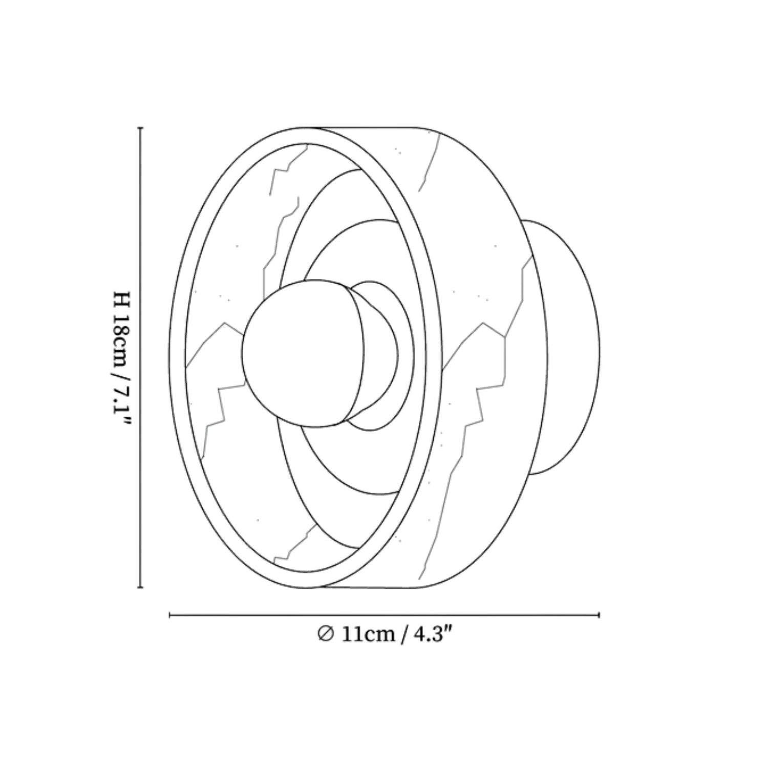Golura Wandlamp
