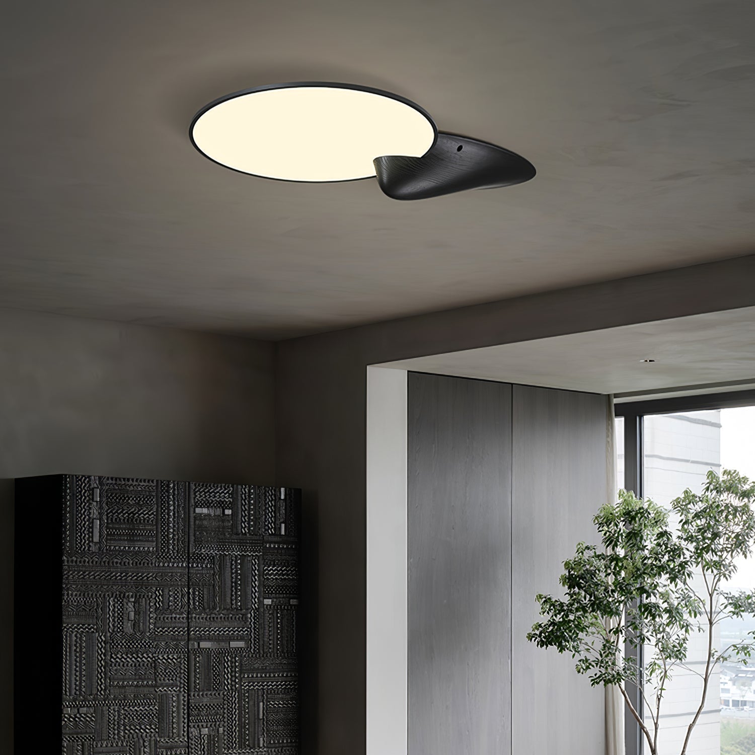 Yollen Disc Houten Plafondlamp