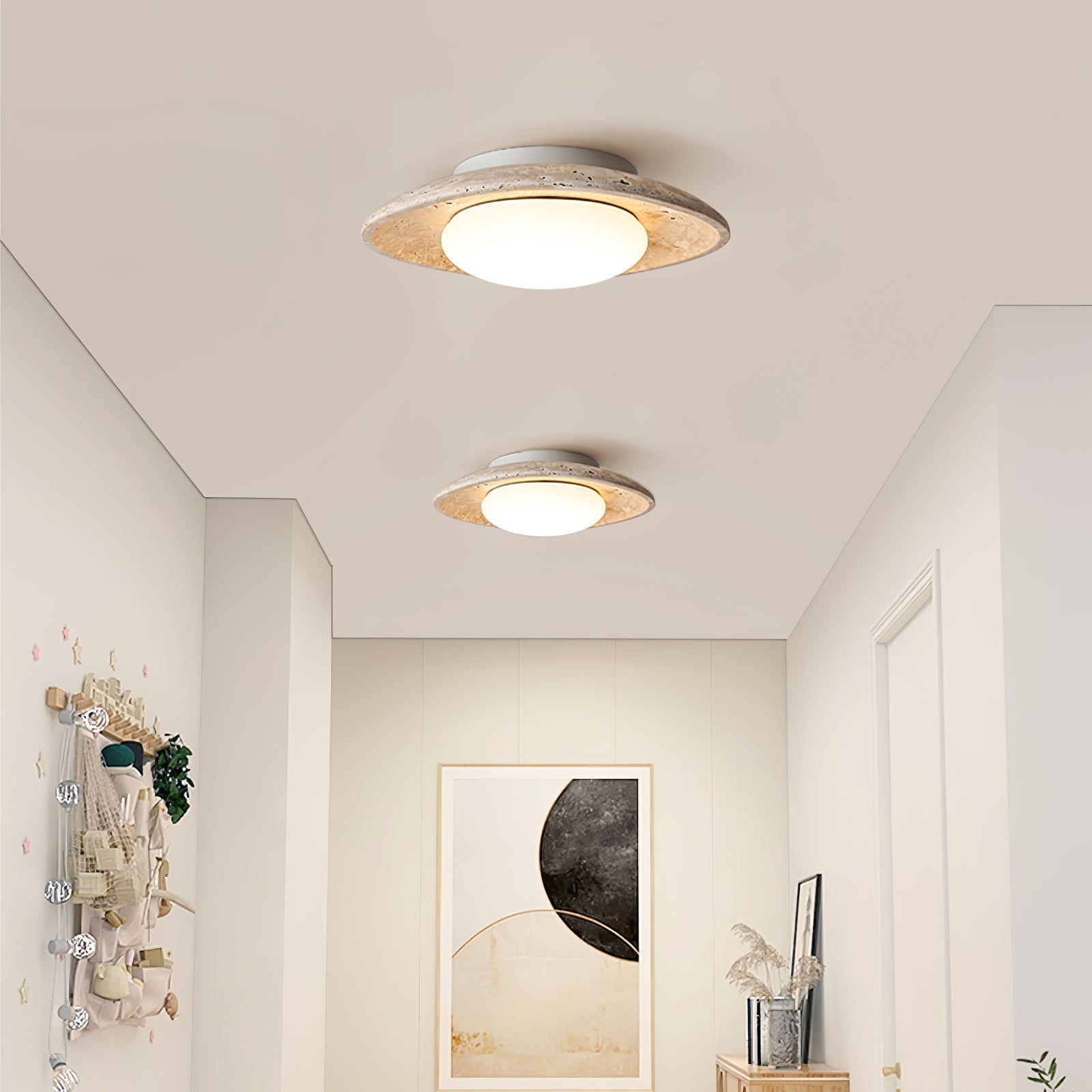 Moso Natuursteen Plafondlamp