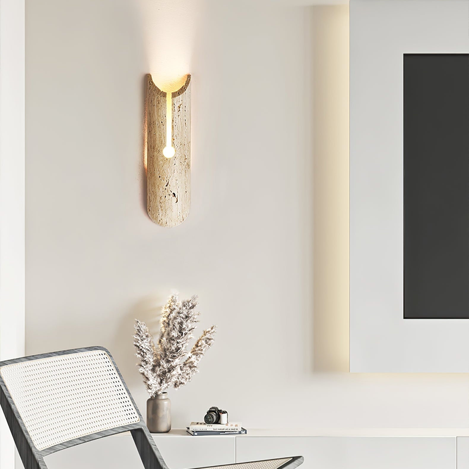 Lucreza Natuursteen Wandlamp