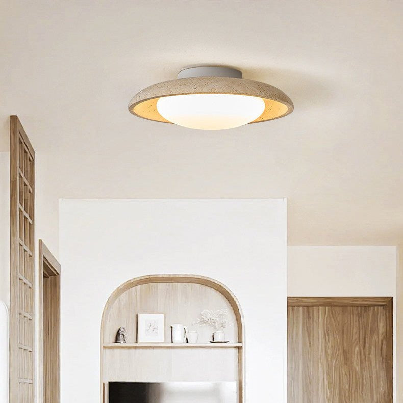 Loneya Travertijnen Plafondlamp