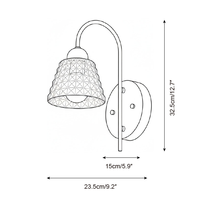 Lysbelo Wandlamp