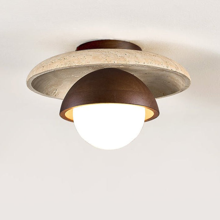 Menosa Travertijnen Plafondlamp