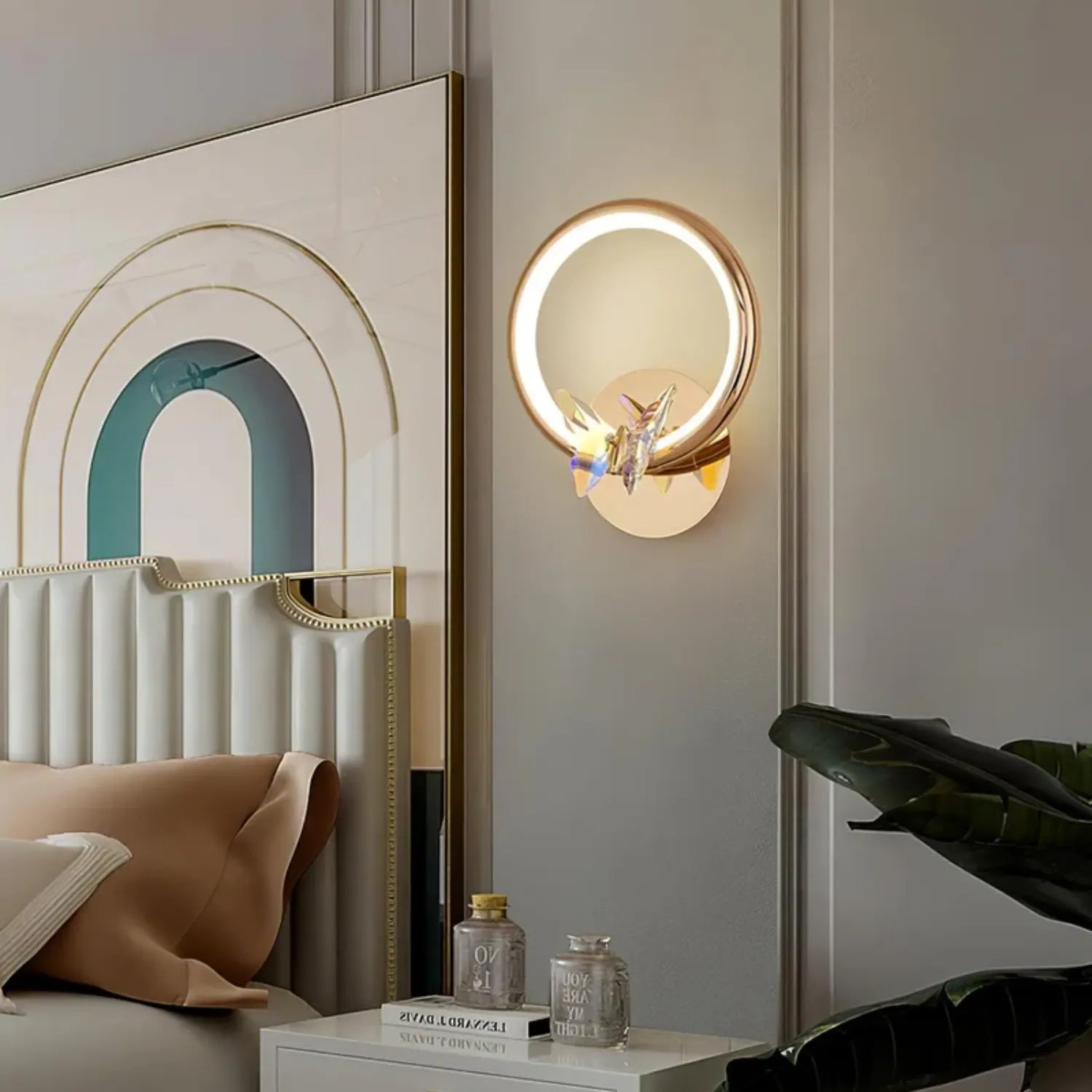 Ringvlinder Wandlamp