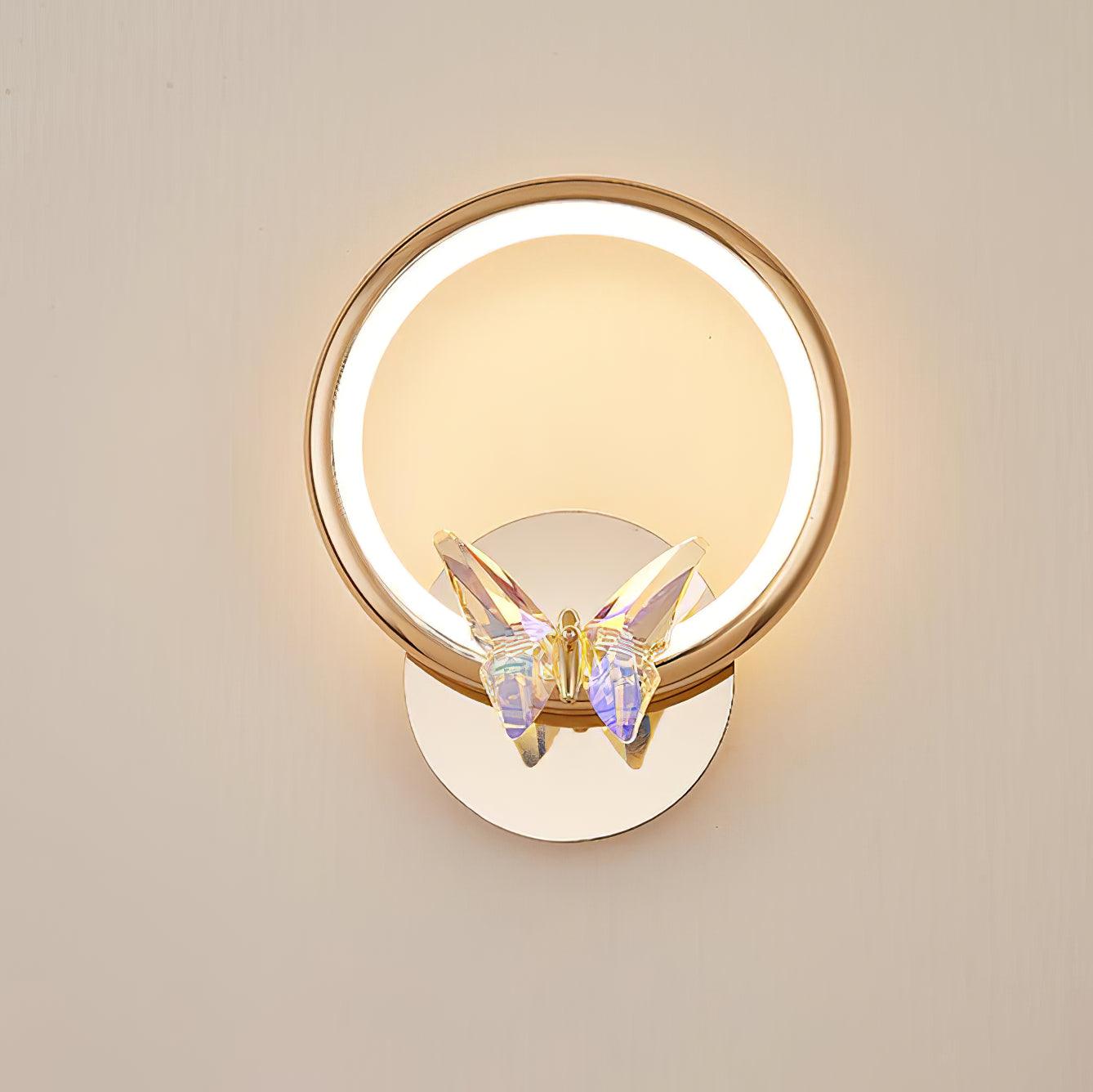 Ringvlinder Wandlamp