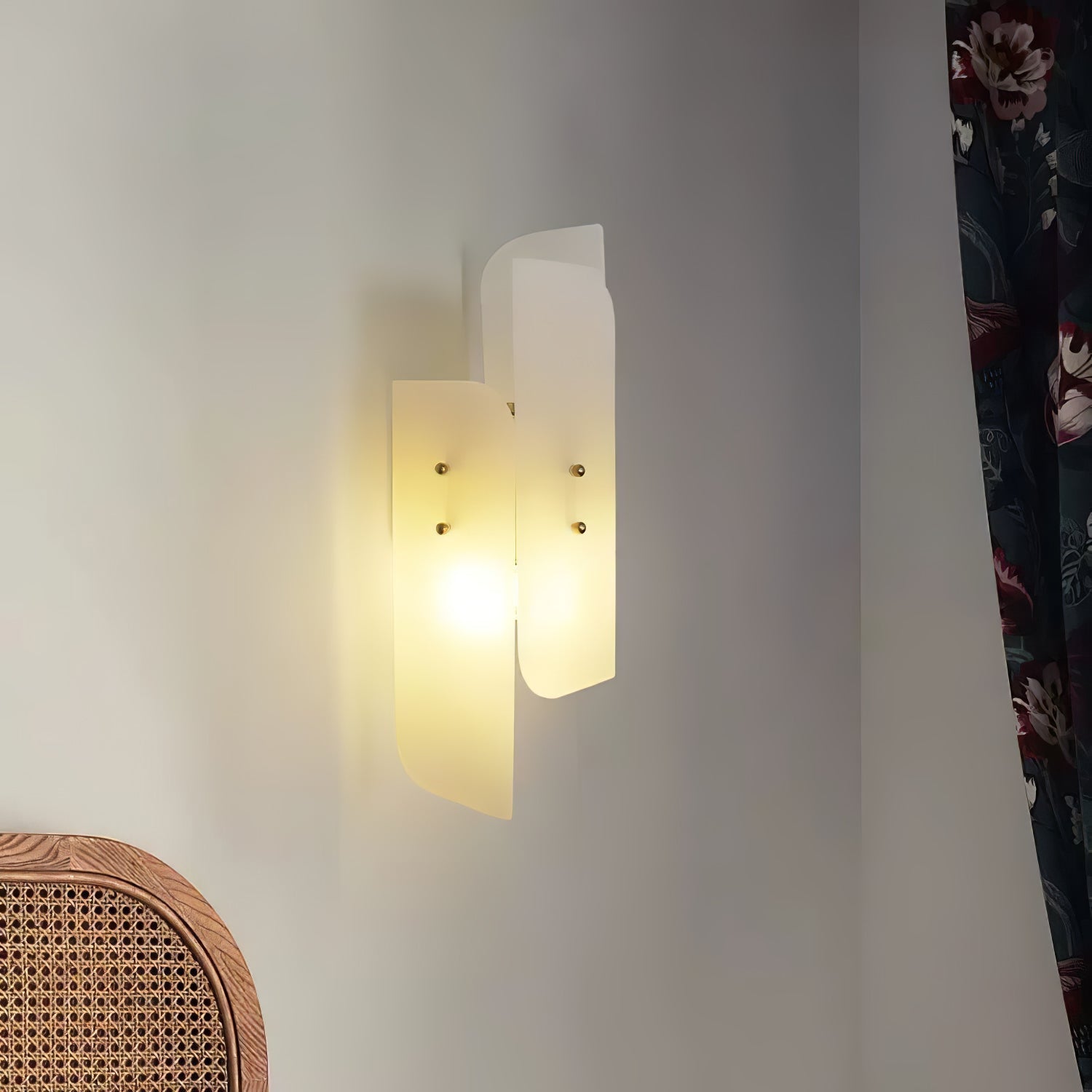 Duolith Albasten Wandlamp