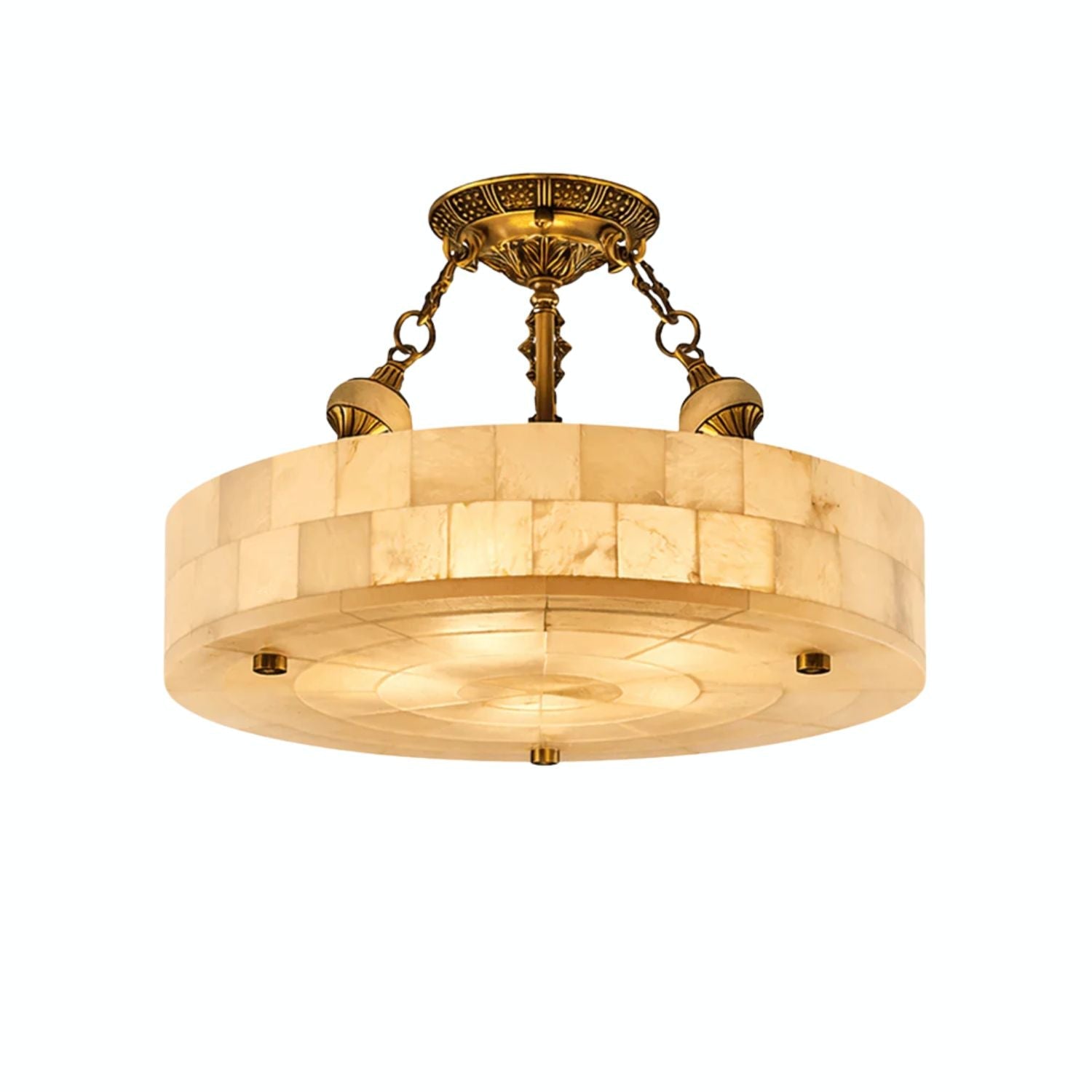 Torezy Flat Albasten Plafondlamp