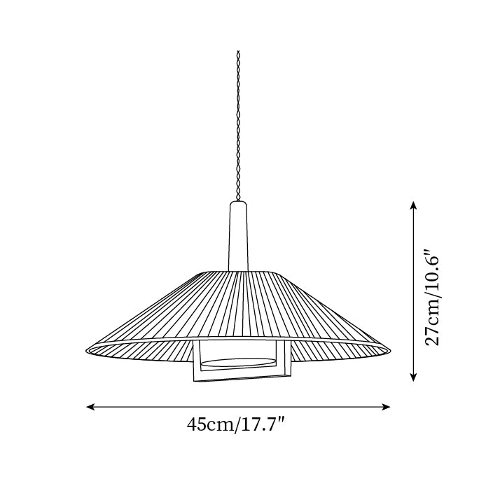 Dorevia Japandi Hanglamp