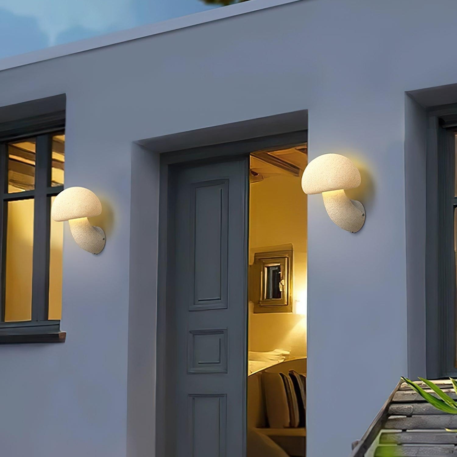 Paddenstoel Wandlamp Met Stekker
