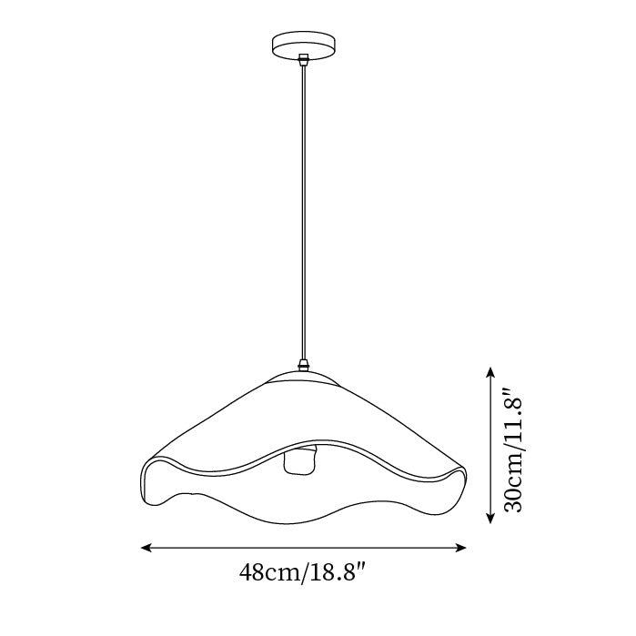 Nyketa Japandi Hanglamp