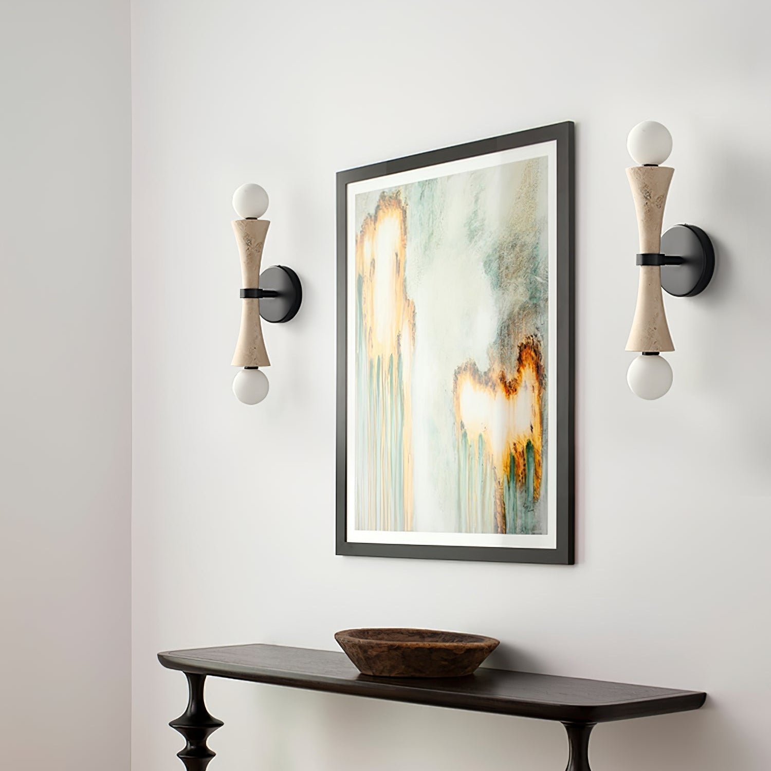 Obelize Duo Natuursteen Wandlamp