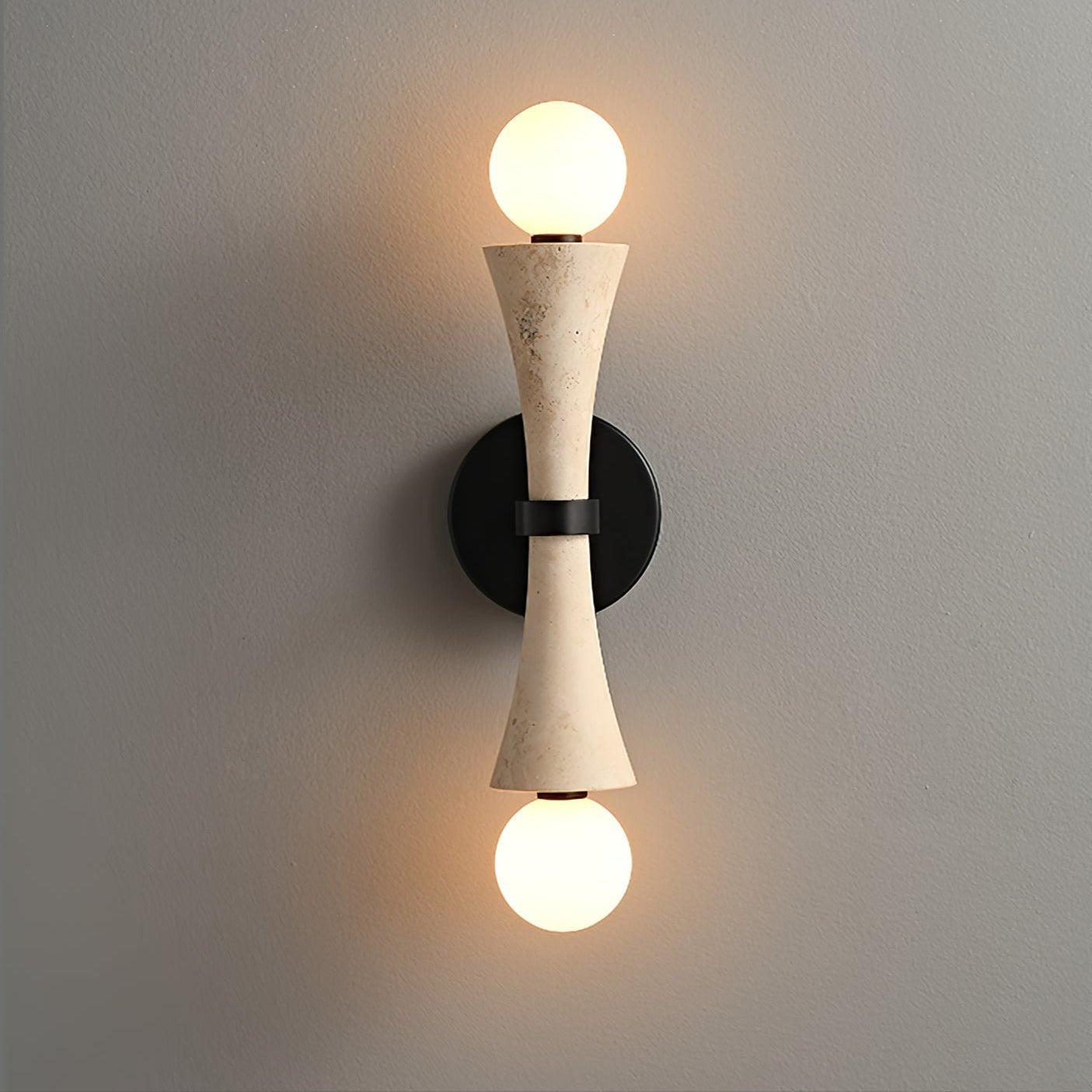 Obelize Duo Natuursteen Wandlamp
