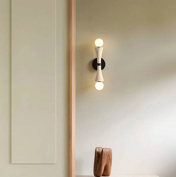 Obelize Duo Natuursteen Wandlamp
