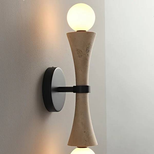 Obelize Duo Natuursteen Wandlamp