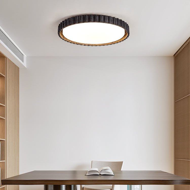 Obelso Travertijnen Planfondlamp